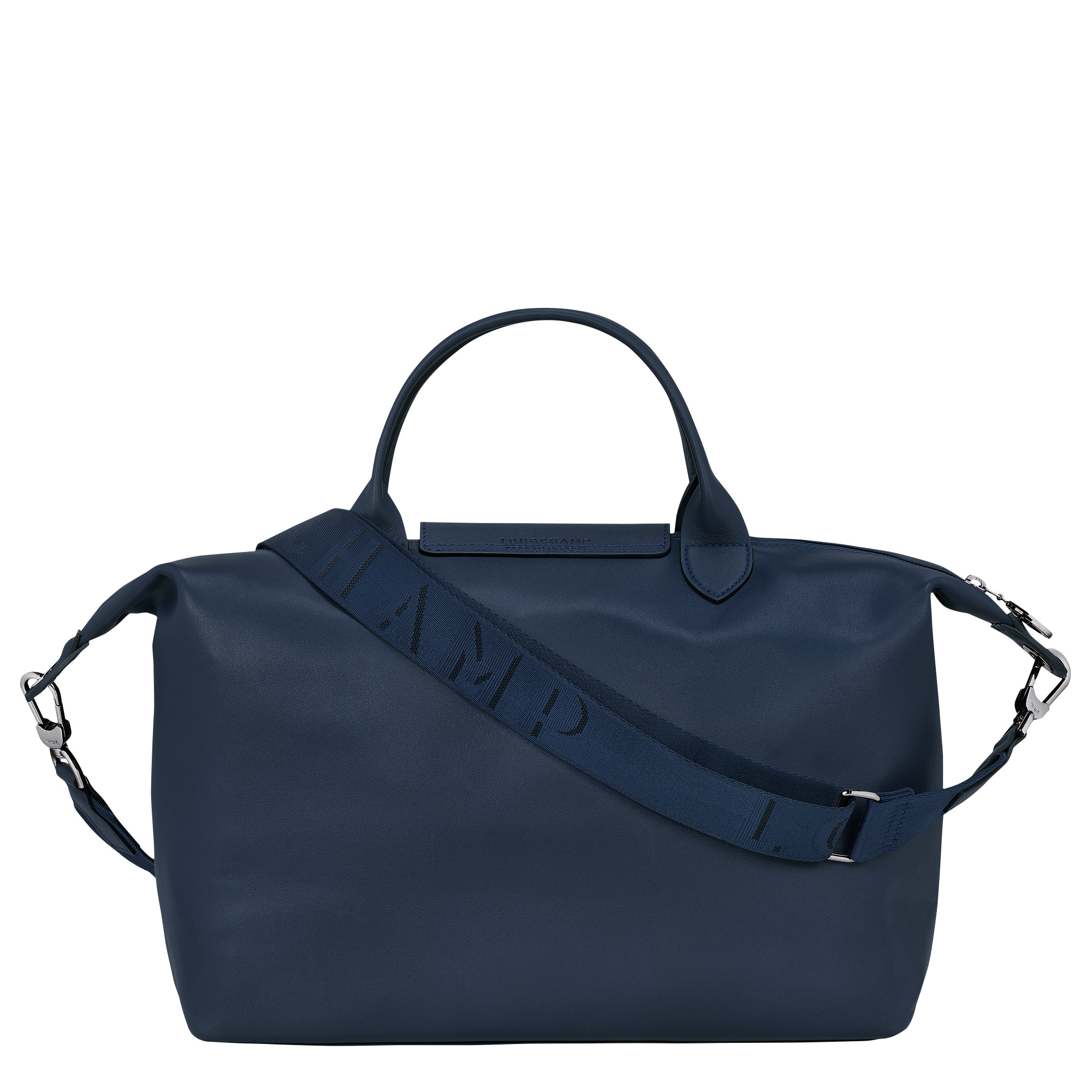 Le Pliage Xtra L Handbag Navy - Leather - 4
