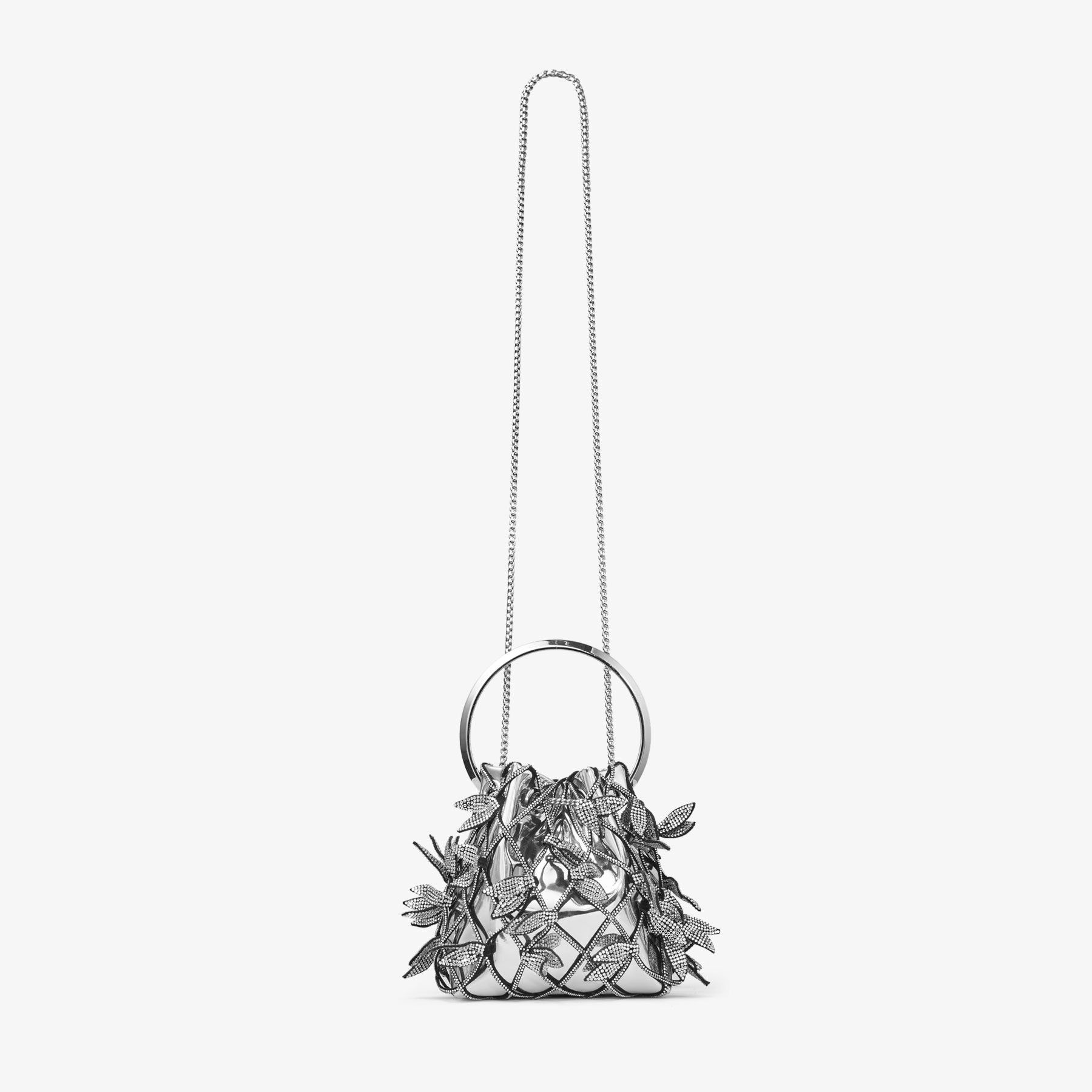 Atelier Bon Bon
Silver Mirror Fabric Crystal Bag - 5