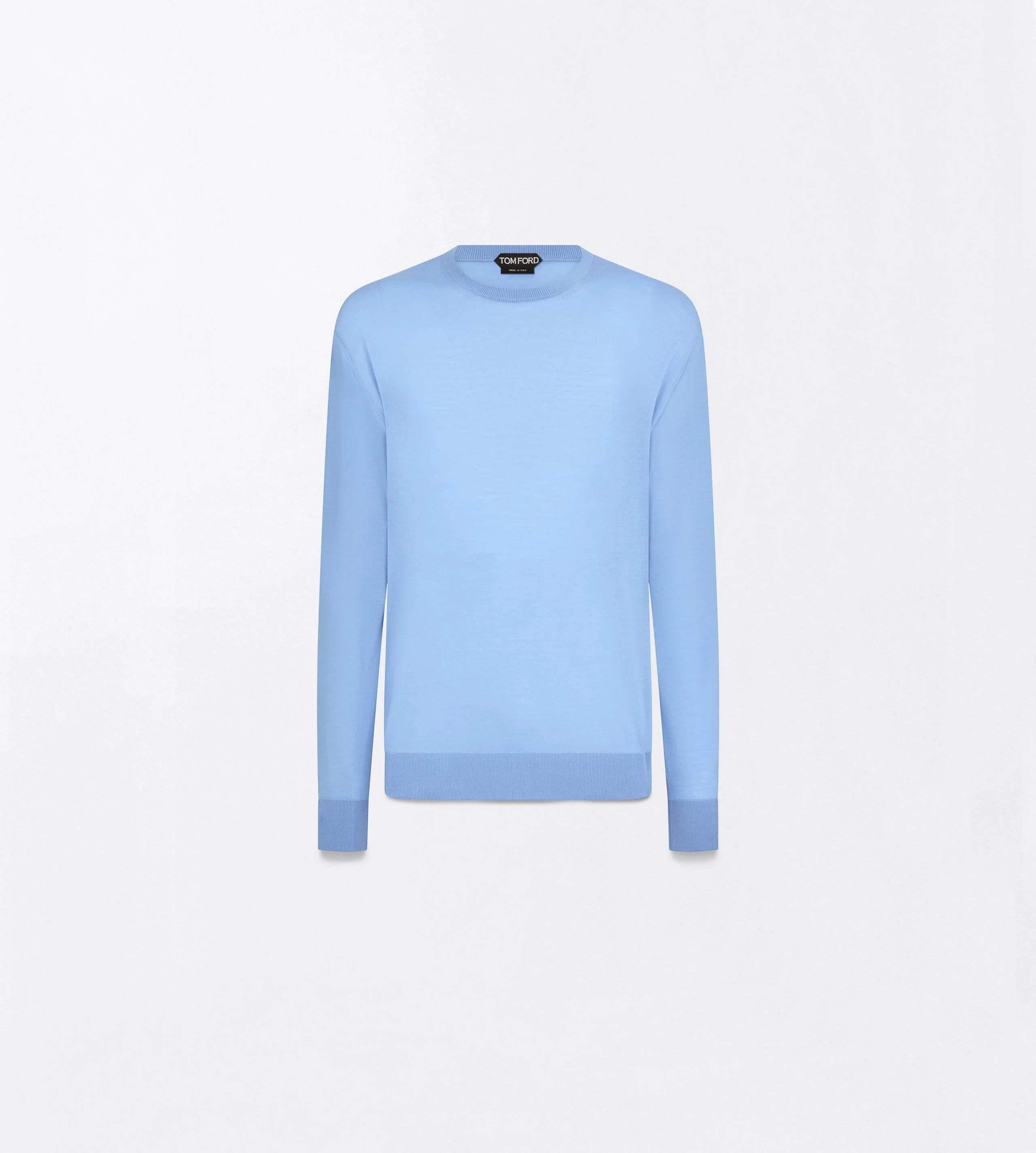 ULTRAFINE MERINO OVERSIZED CREW NECK.SWEATER - 1