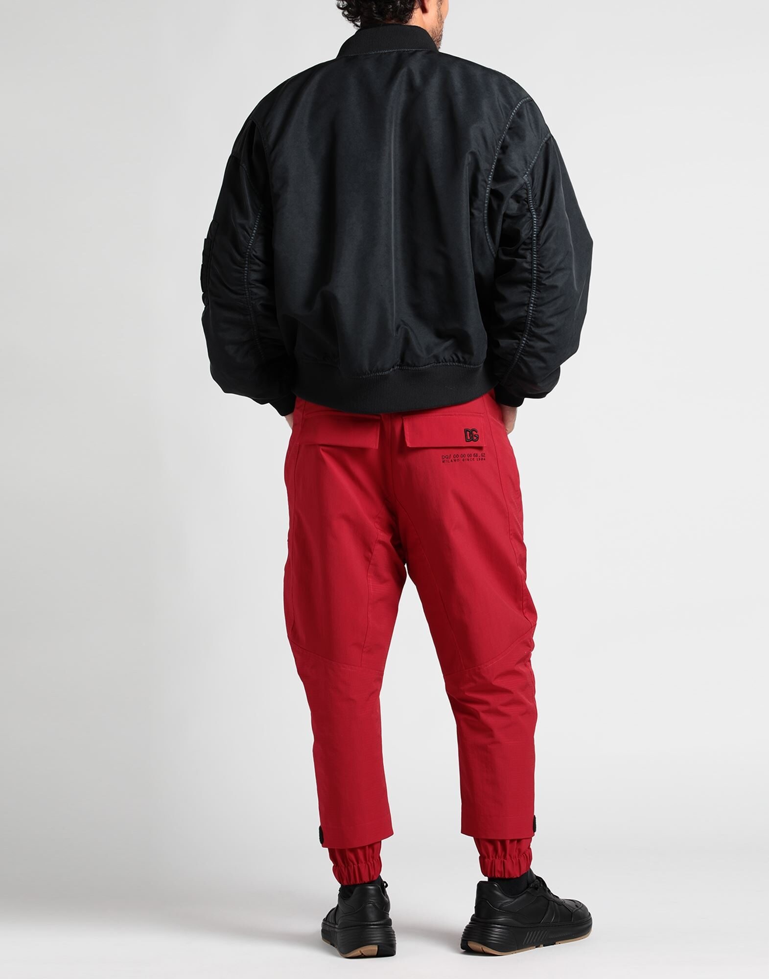 Red Men's Casual Pants - 4