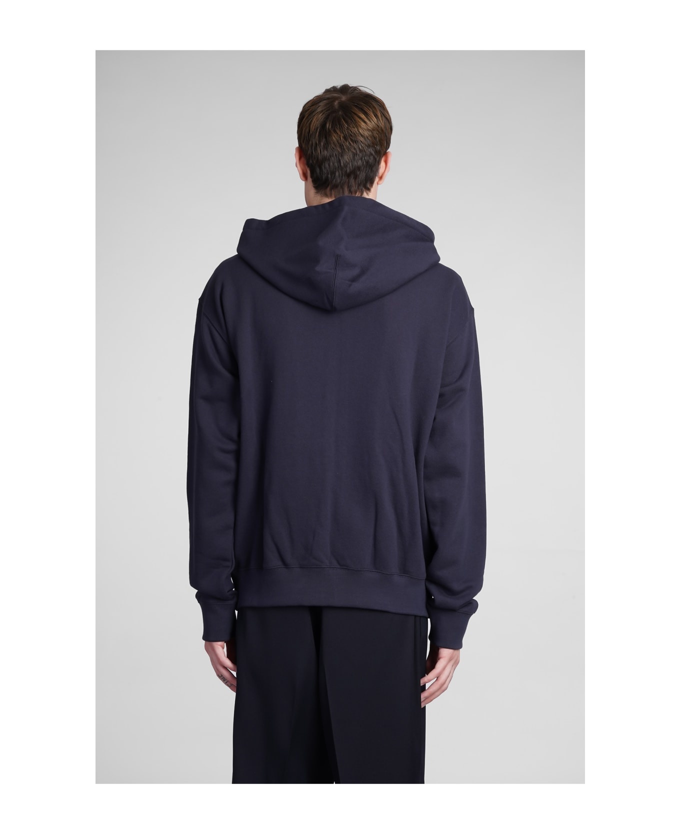 Sweatshirt In Blue Cotton - 3