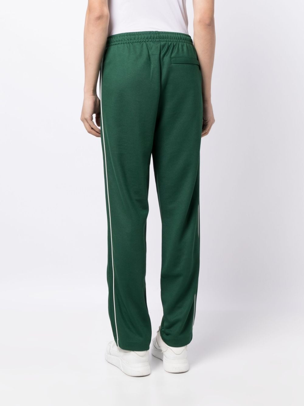 crocodile logo-patch piquÃ© track pants - 6