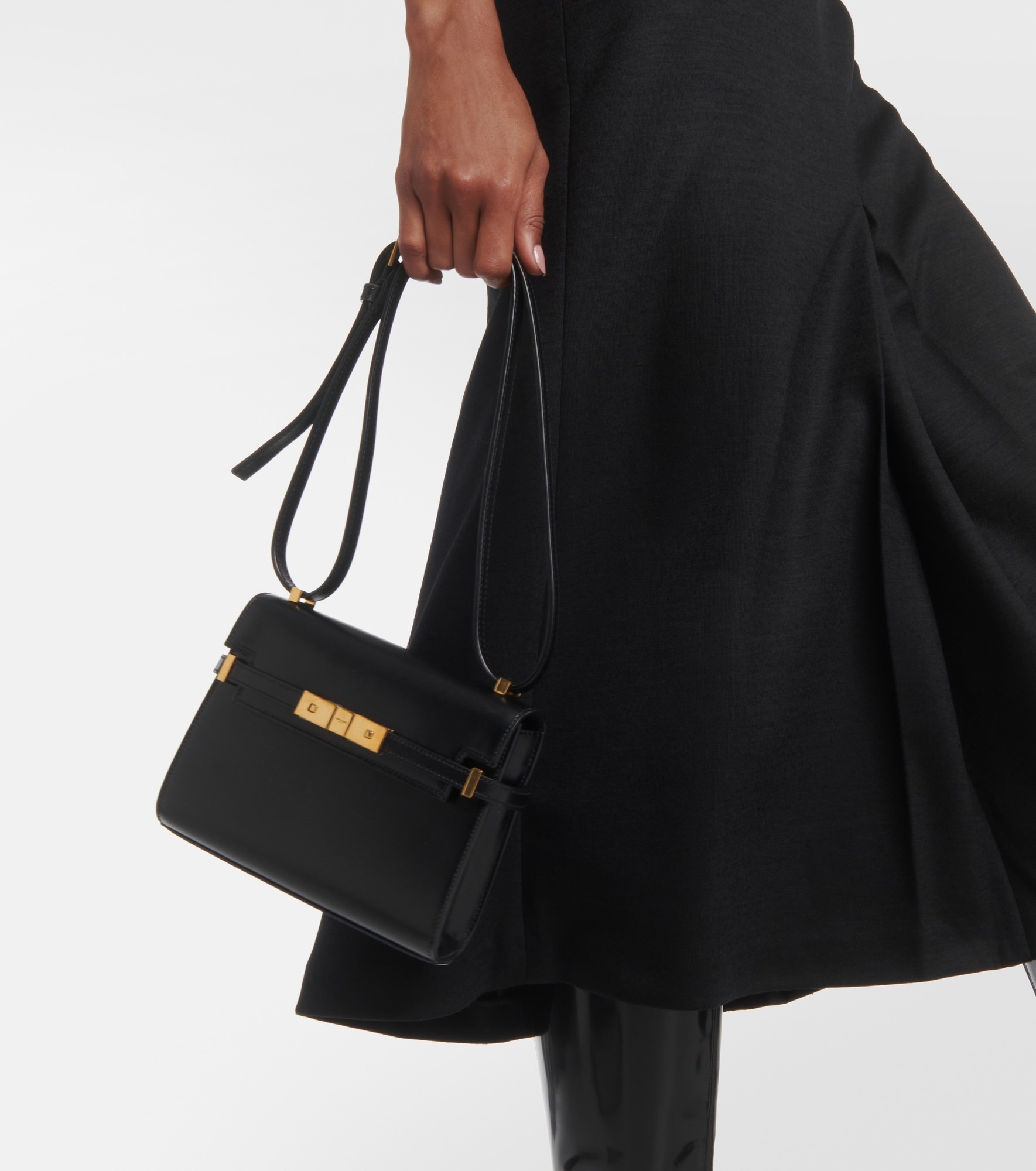 Manhattan Mini leather shoulder bag - 7