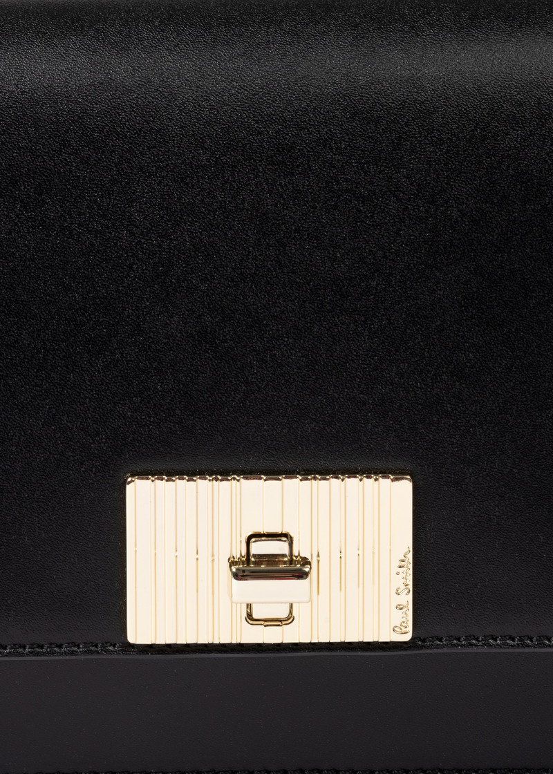Paul Smith Women's Black Gold Chain Evening Bag outlook