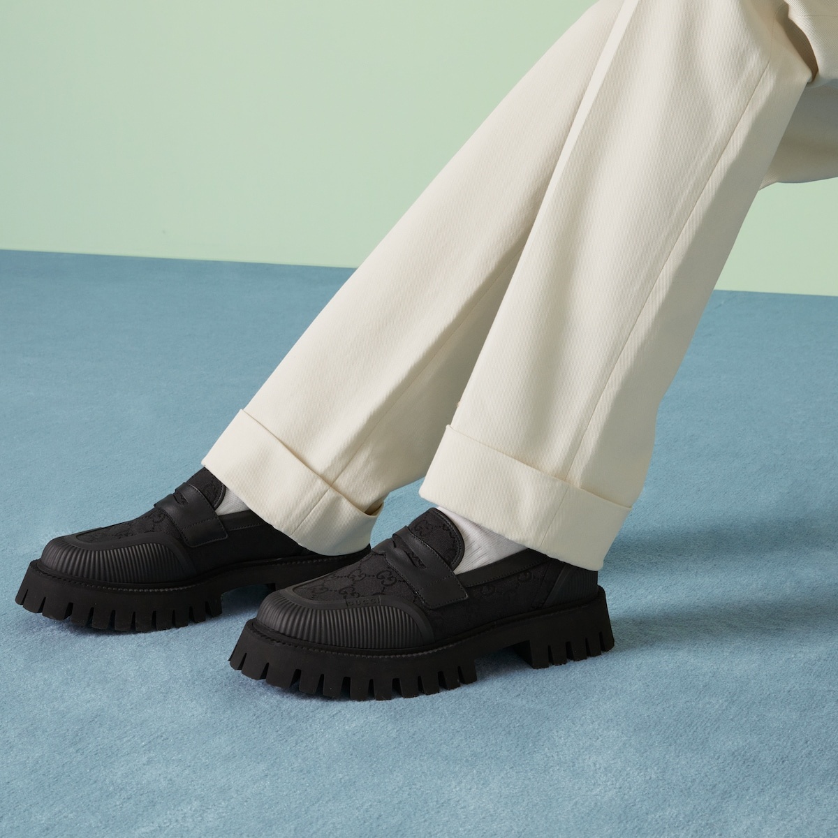 Men's maxi GG loafer - 3