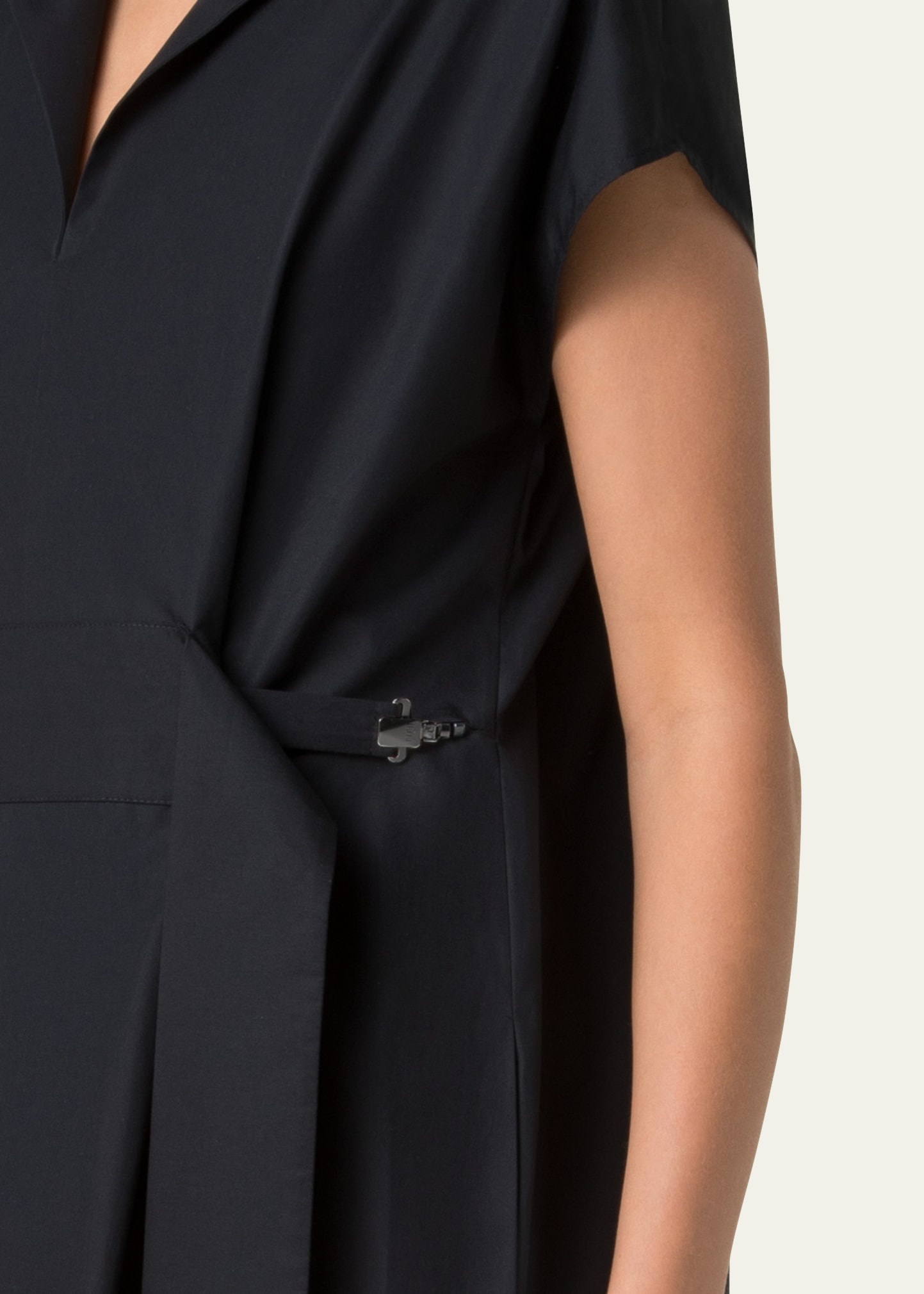 Cotton Poplin Midi Shirtdress - 5