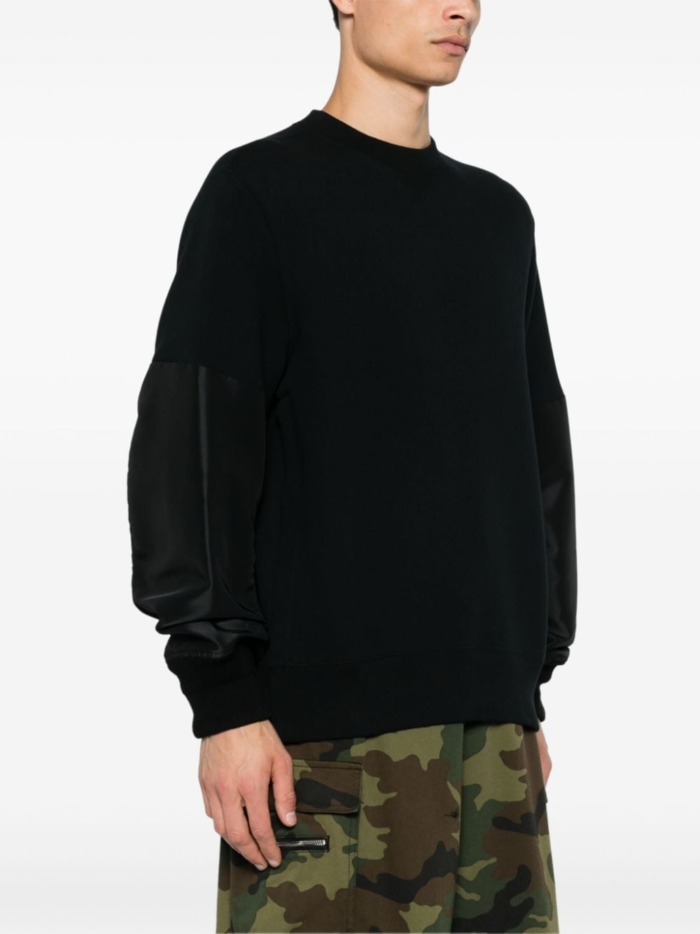 panelled sweatshirt - 3