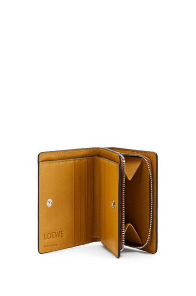 Loewe Compact zip wallet in classic calfskin outlook