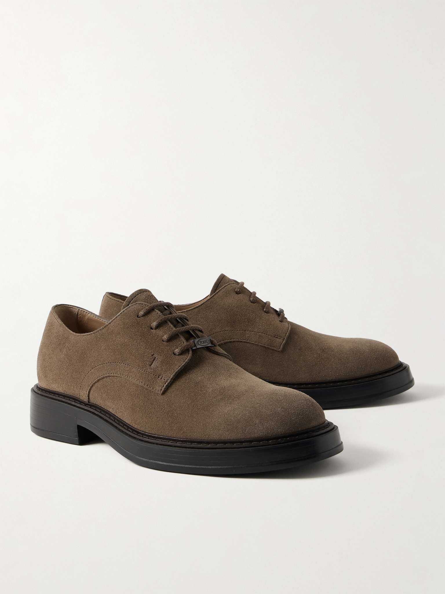 Suede Derby Shoes - 4