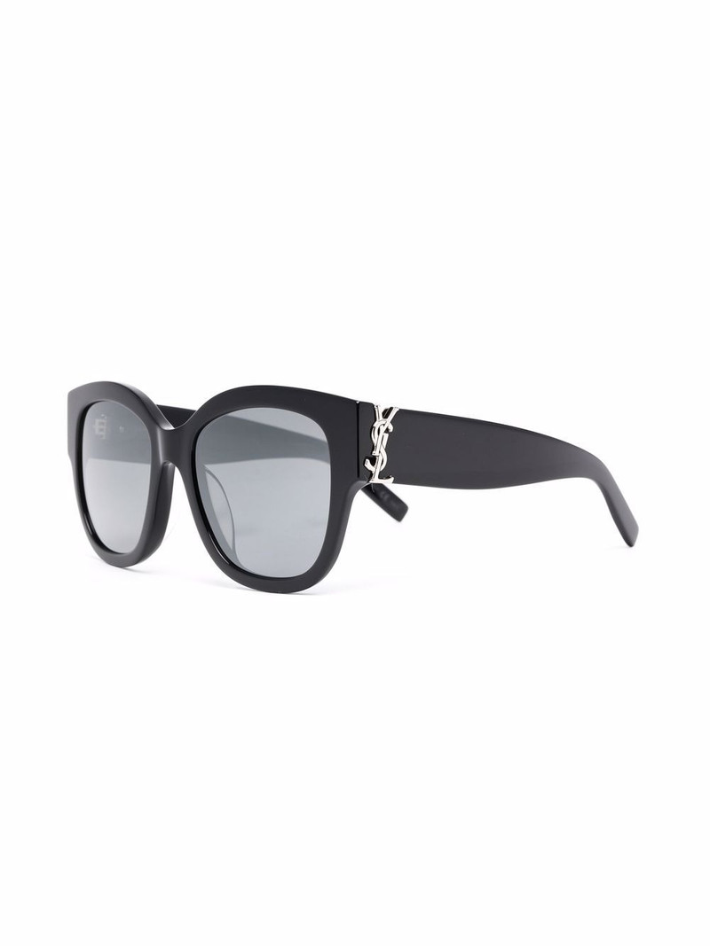 SAINT LAURENT oversize cat-eye frame sunglasses outlook