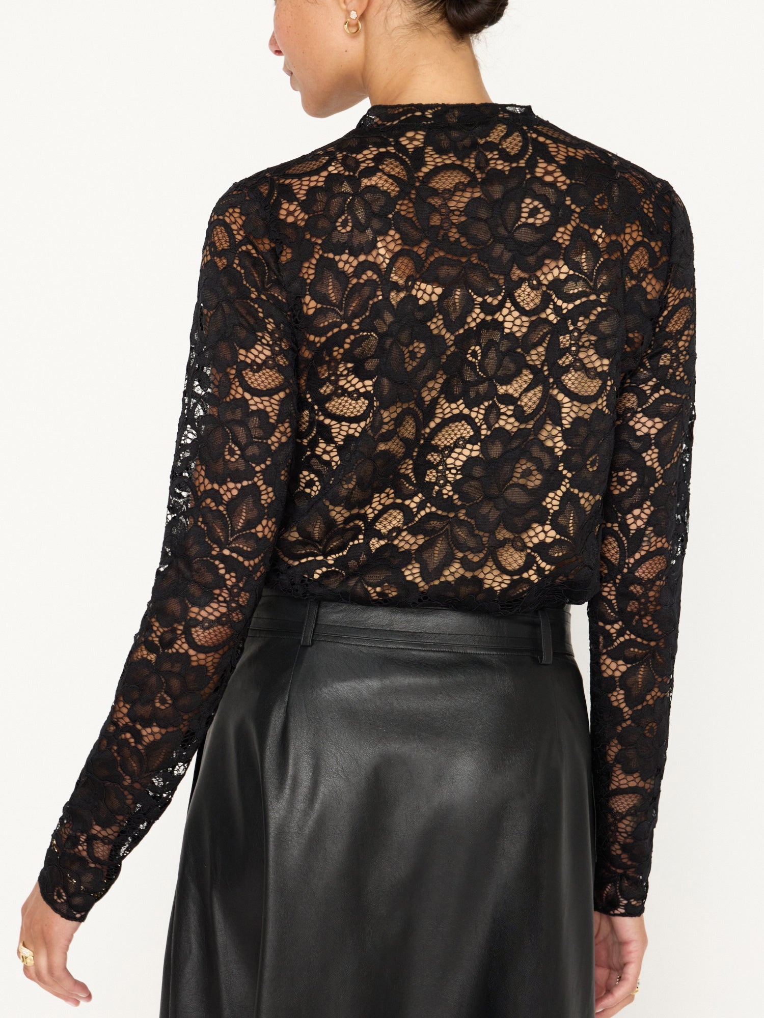 The Donne Floral Lace Top - 5