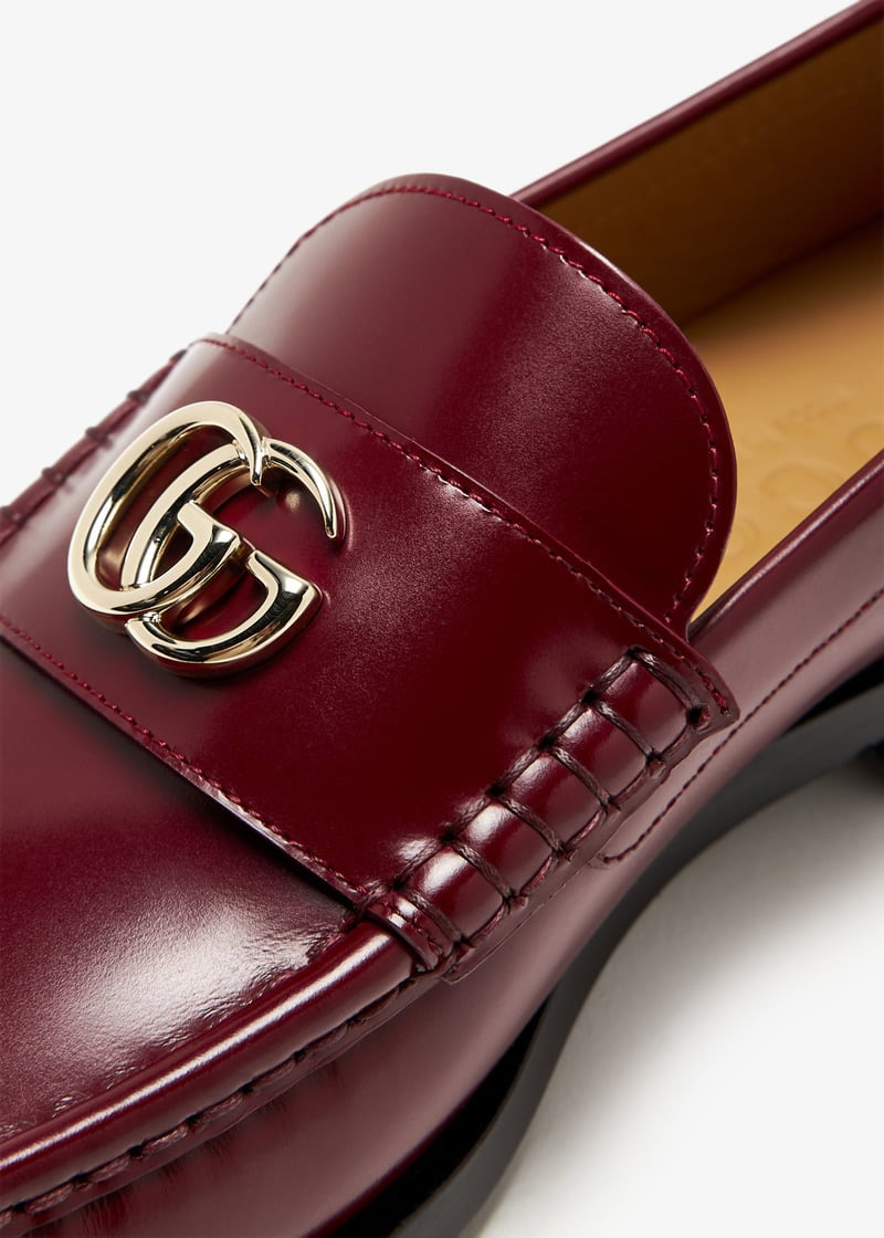 Gucci Double G Leather Loafers - 2