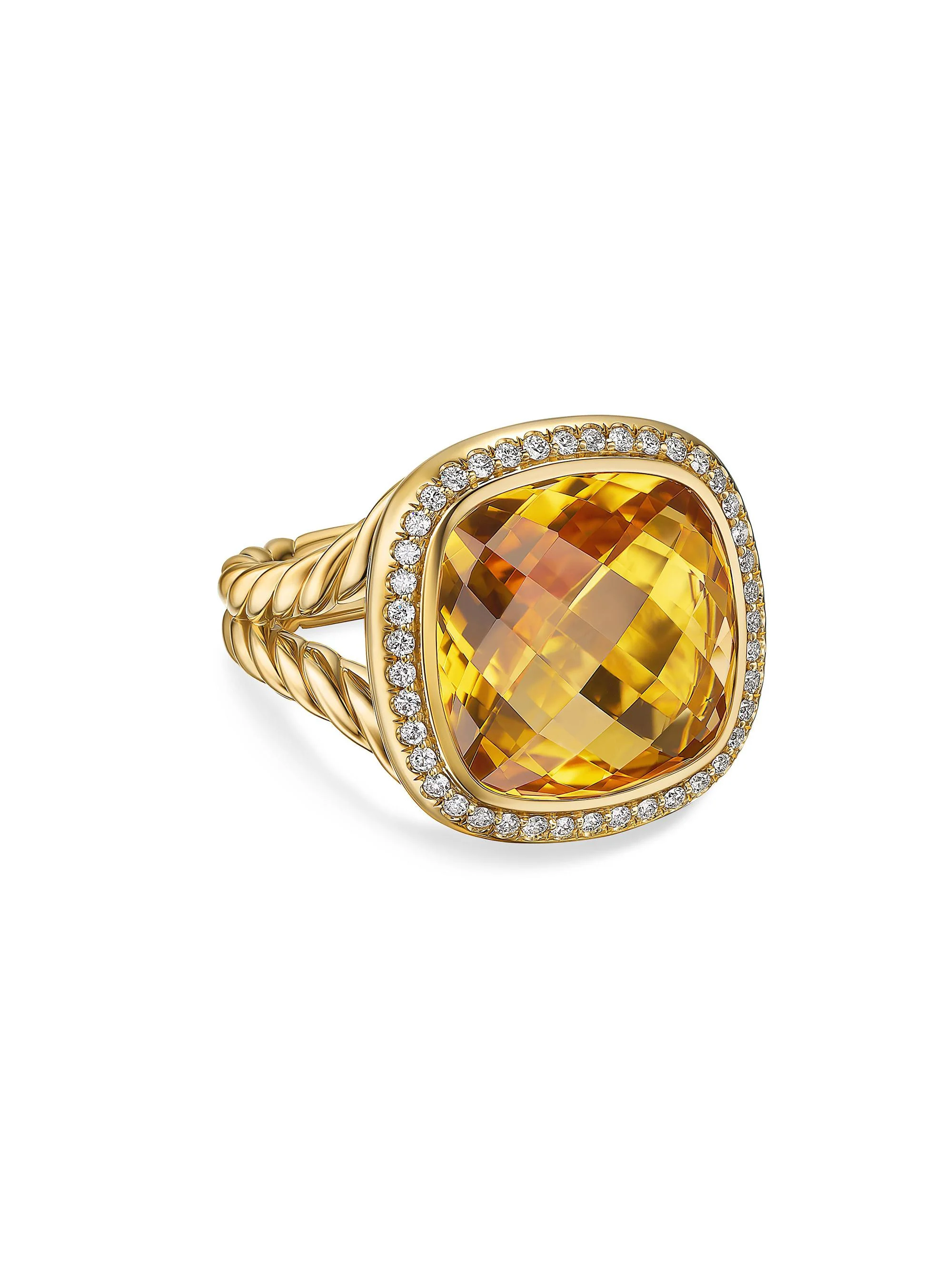 Women's Albion Ring in 18K Yellow Gold - Citrine - 1