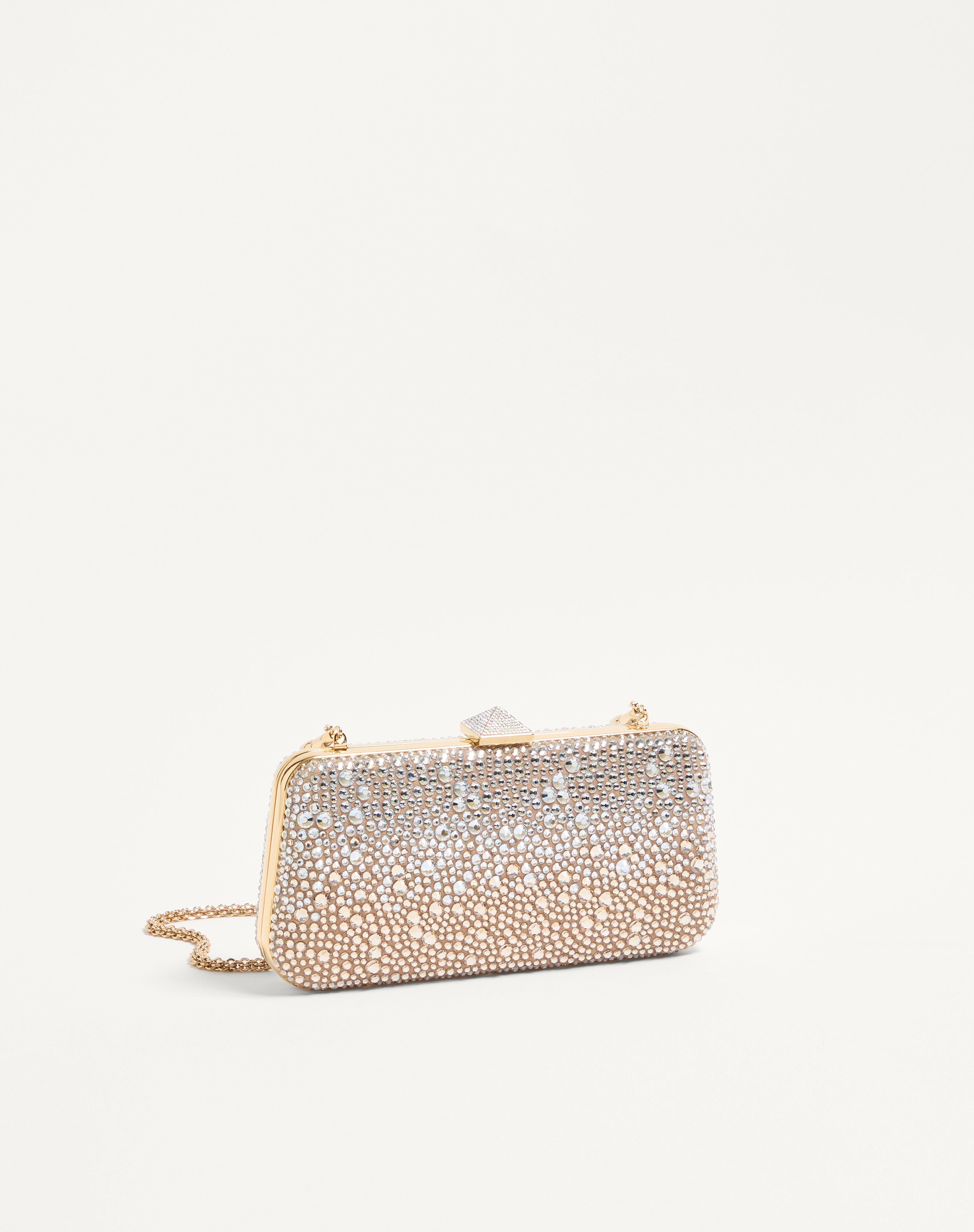 CARRY SECRETS RHINESTONE MINAUDIERE - 3