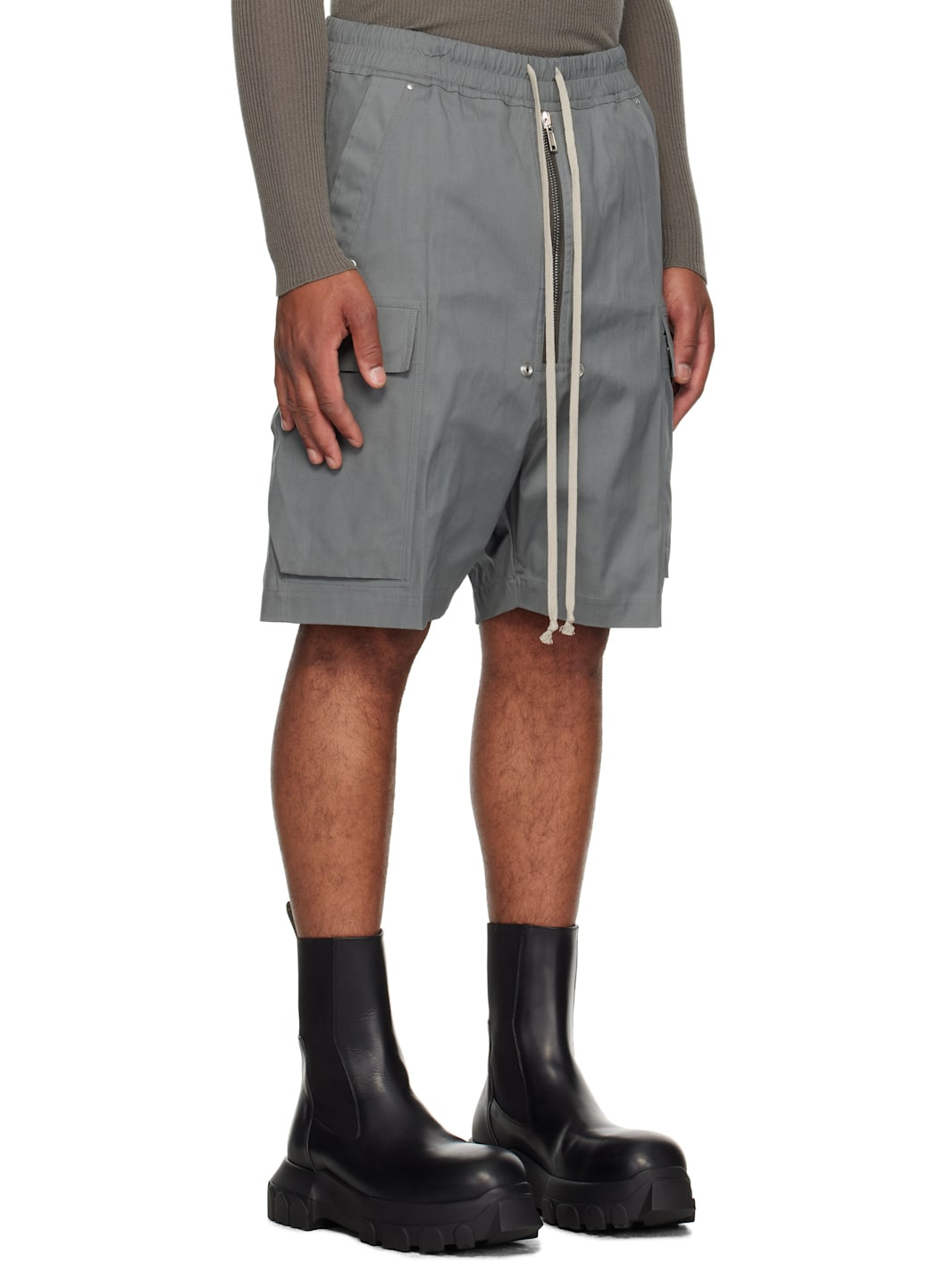 Gray Concordians Cargobela Cargo Shorts - 2