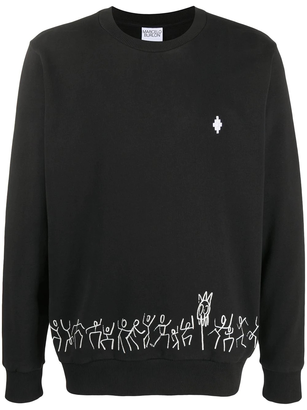 Cross Tribe crew-neck sweatshirt - 1