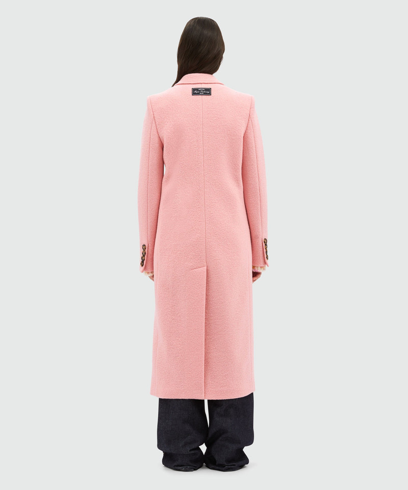 Pink MSGM tailored single-breasted coat  in wool 3