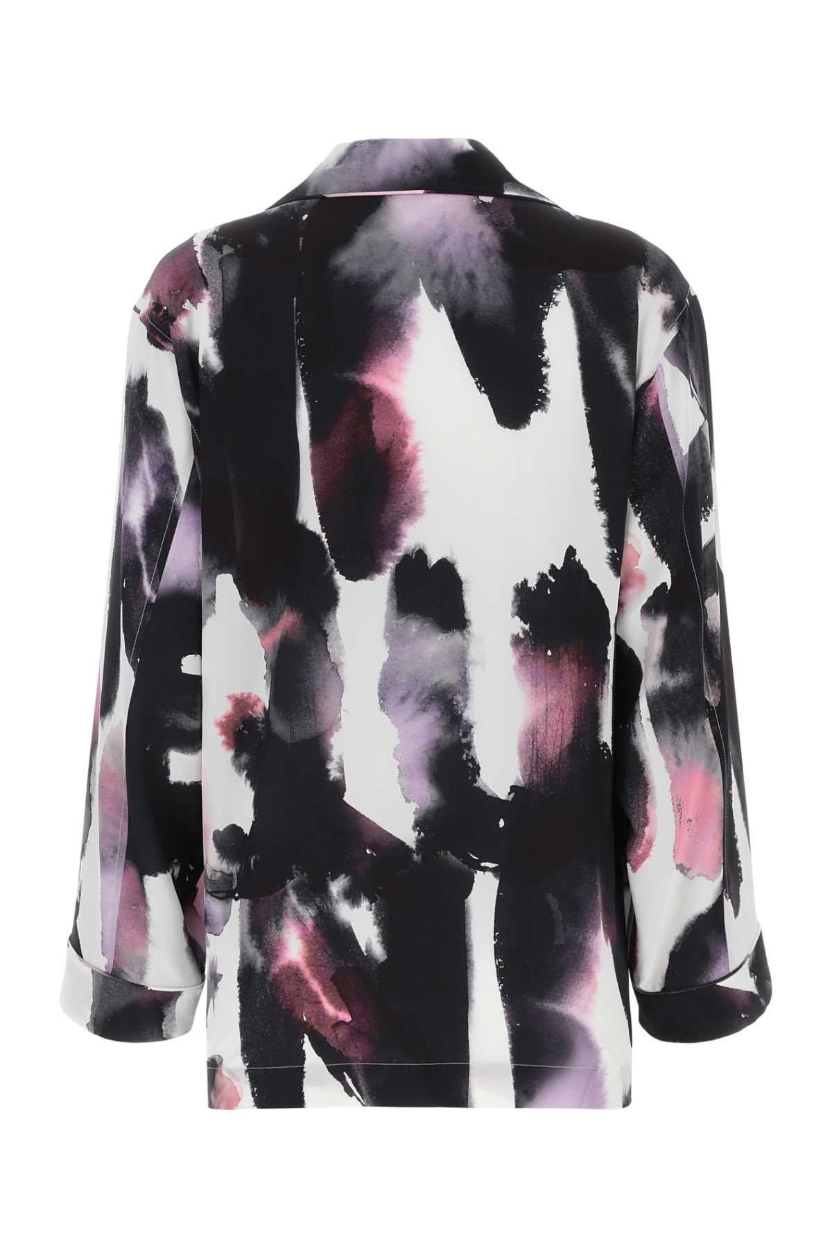 Alexander Mcqueen Women Printed Silk Shirt - 2