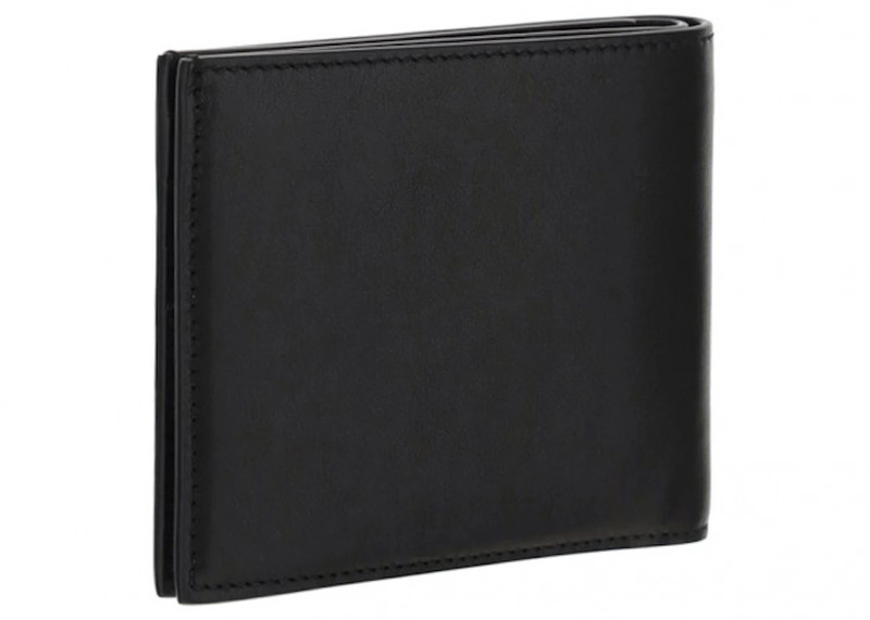 Off-White OFF-WHITE "FOR MONEY" Printed Bi-Fold Wallet (8 Card Slots) Black outlook