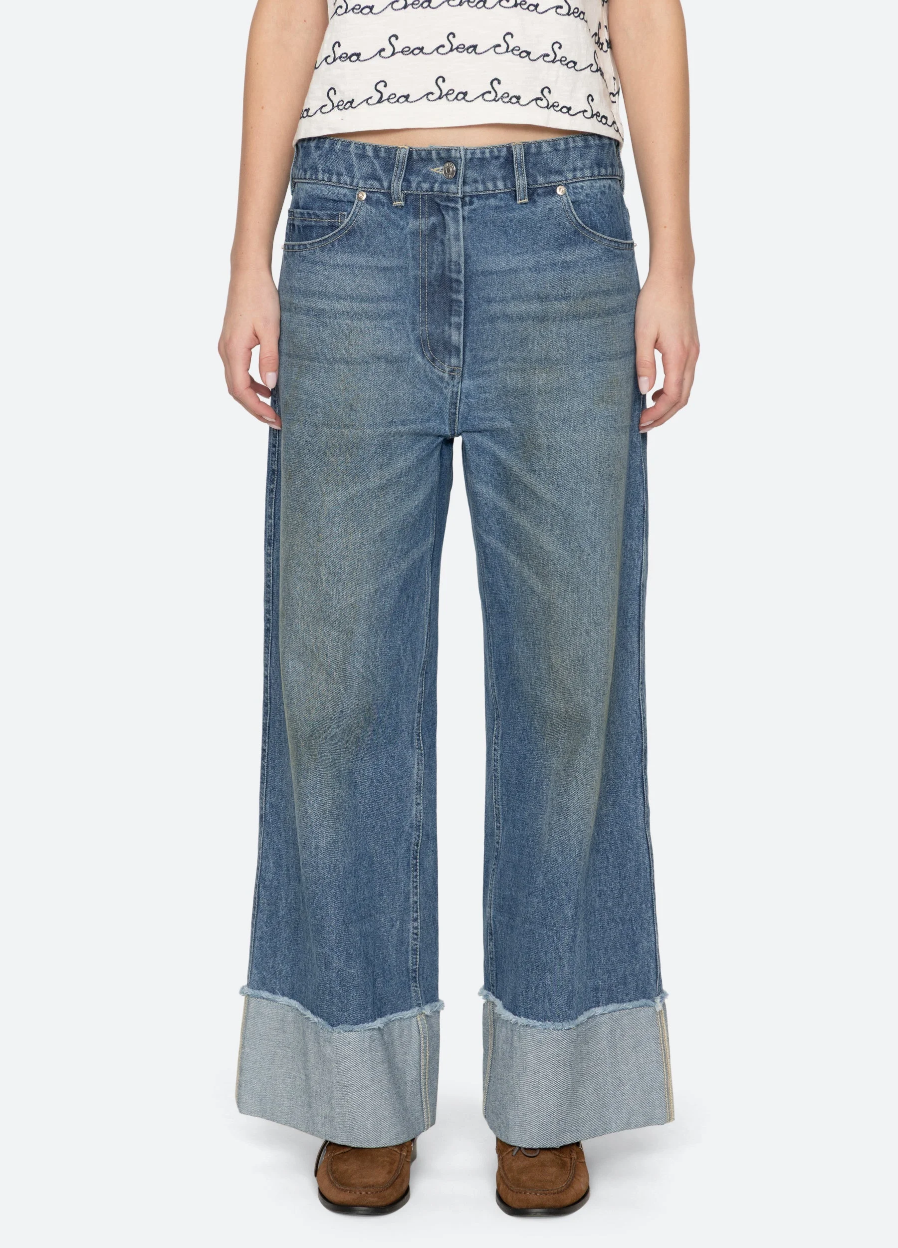 Zayna Cuffed Jeans - 1