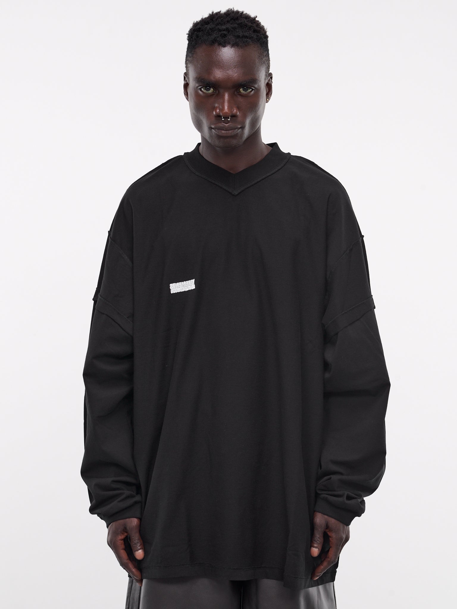 VETEMENTS Inside-Out Shark Long Sleeve Tee | hlorenzo