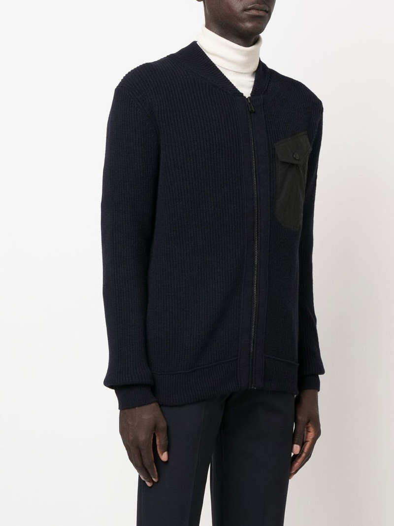 zipped-up knit cardigan 3
