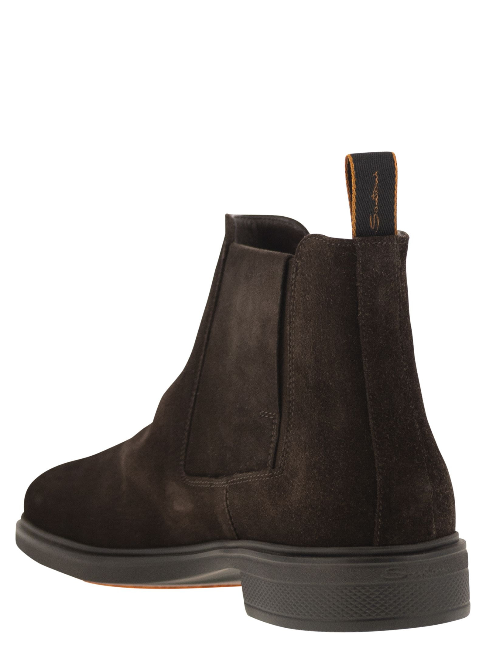 Santoni Men Easy Suede Ankle Boot - 3