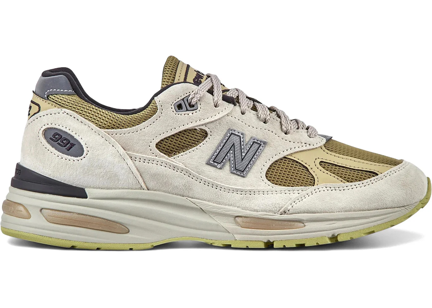 New Balance 991v2 MiUK Silver Birch - 1