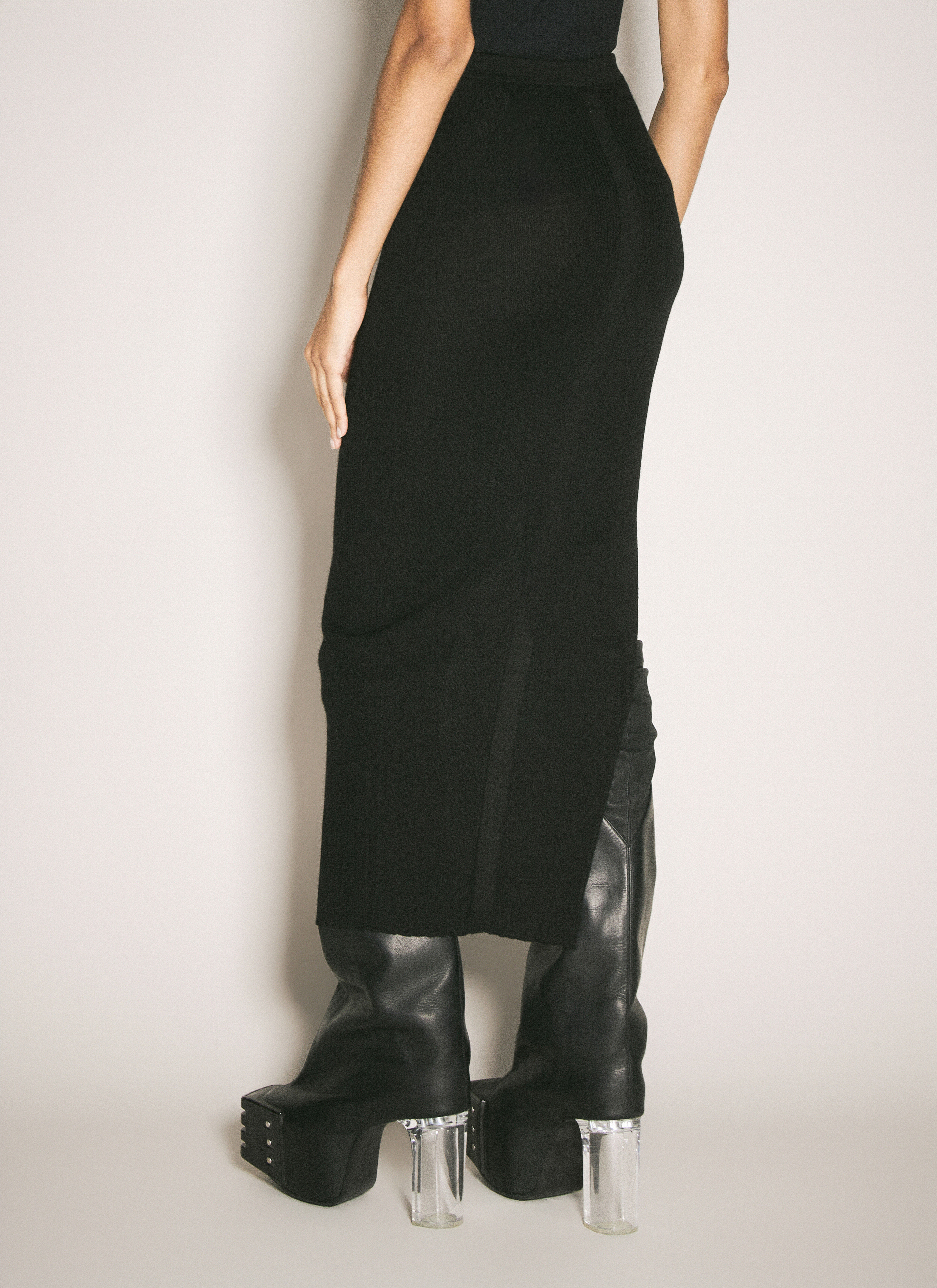 Rib Maxi Skirt - 5
