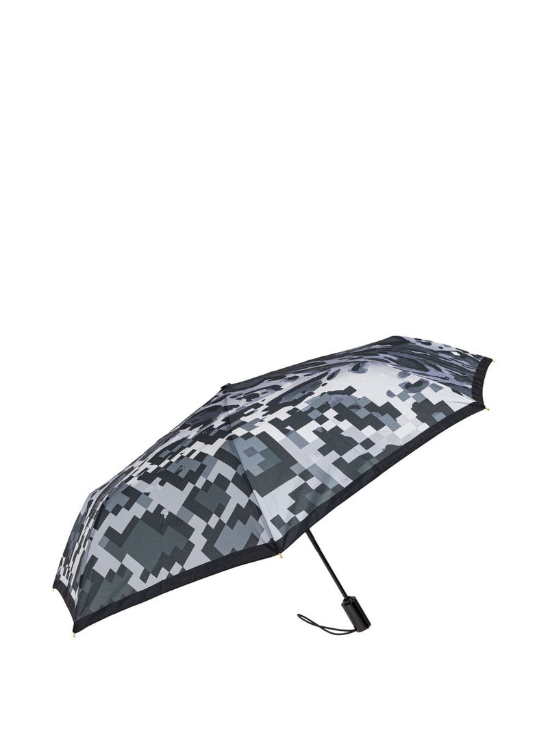 Moschino pixel-print umbrella outlook