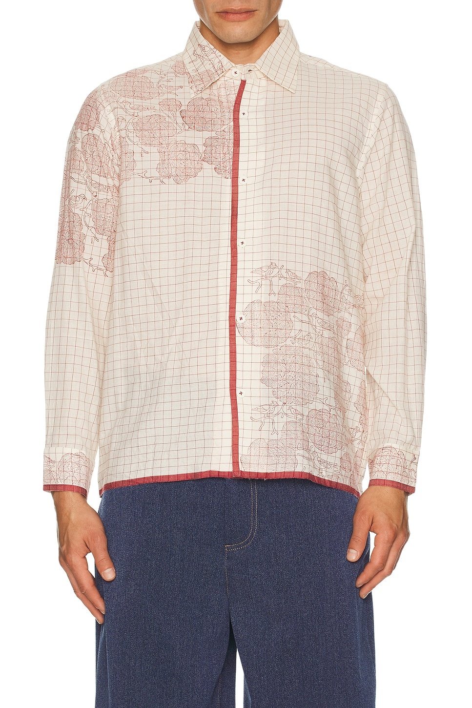 Printed Rose Shirt - 4