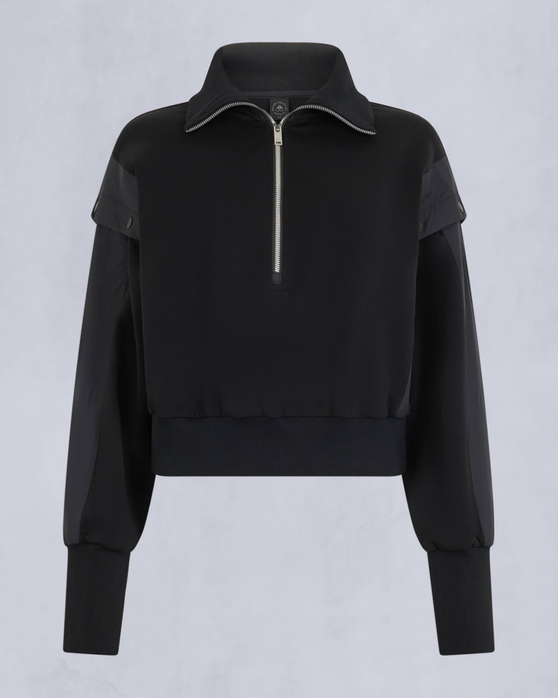 MIXMEDIA QUARTER-ZIP SWEATER 1