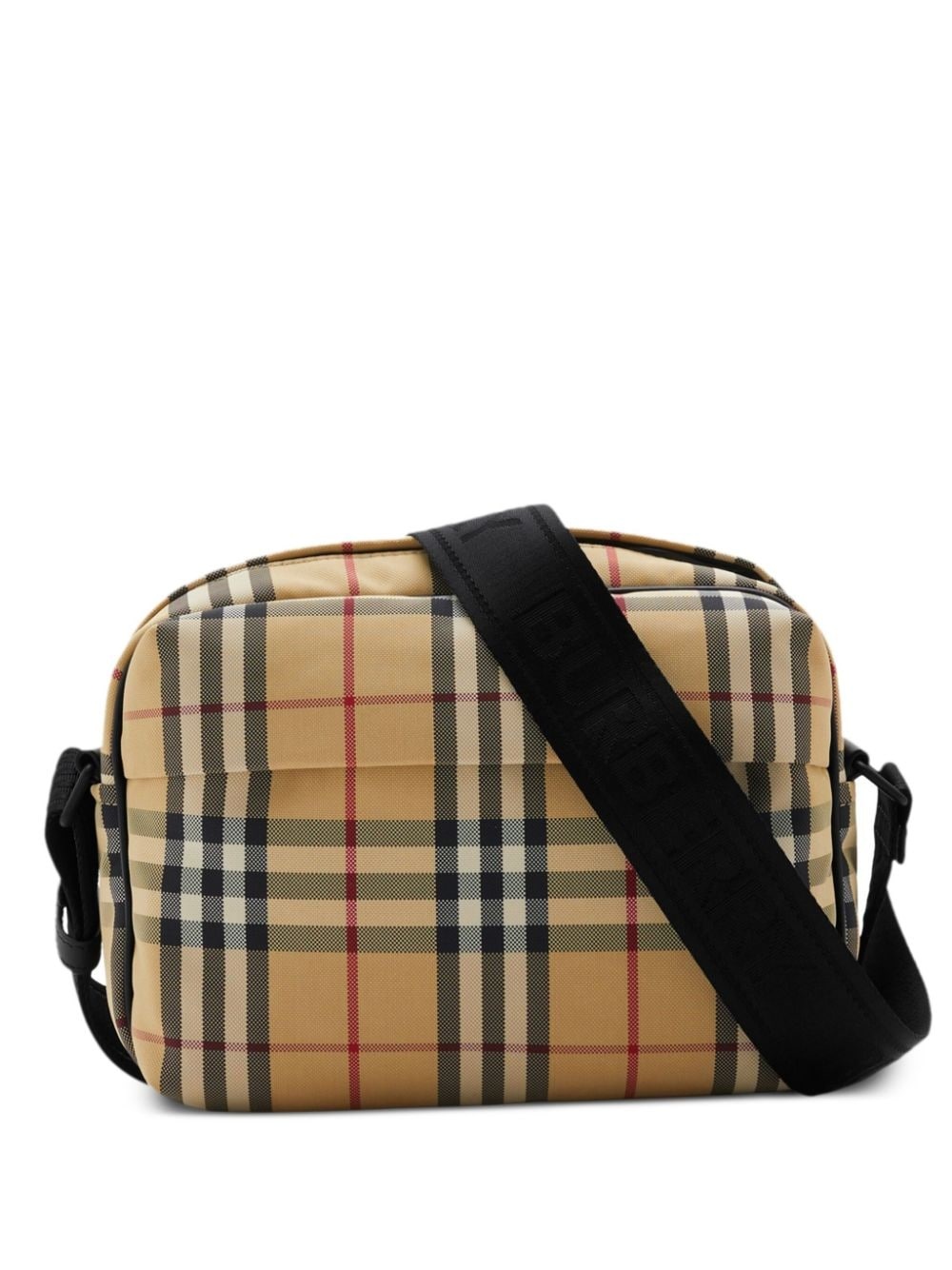 Paddy Vintage-check messenger bag - 1