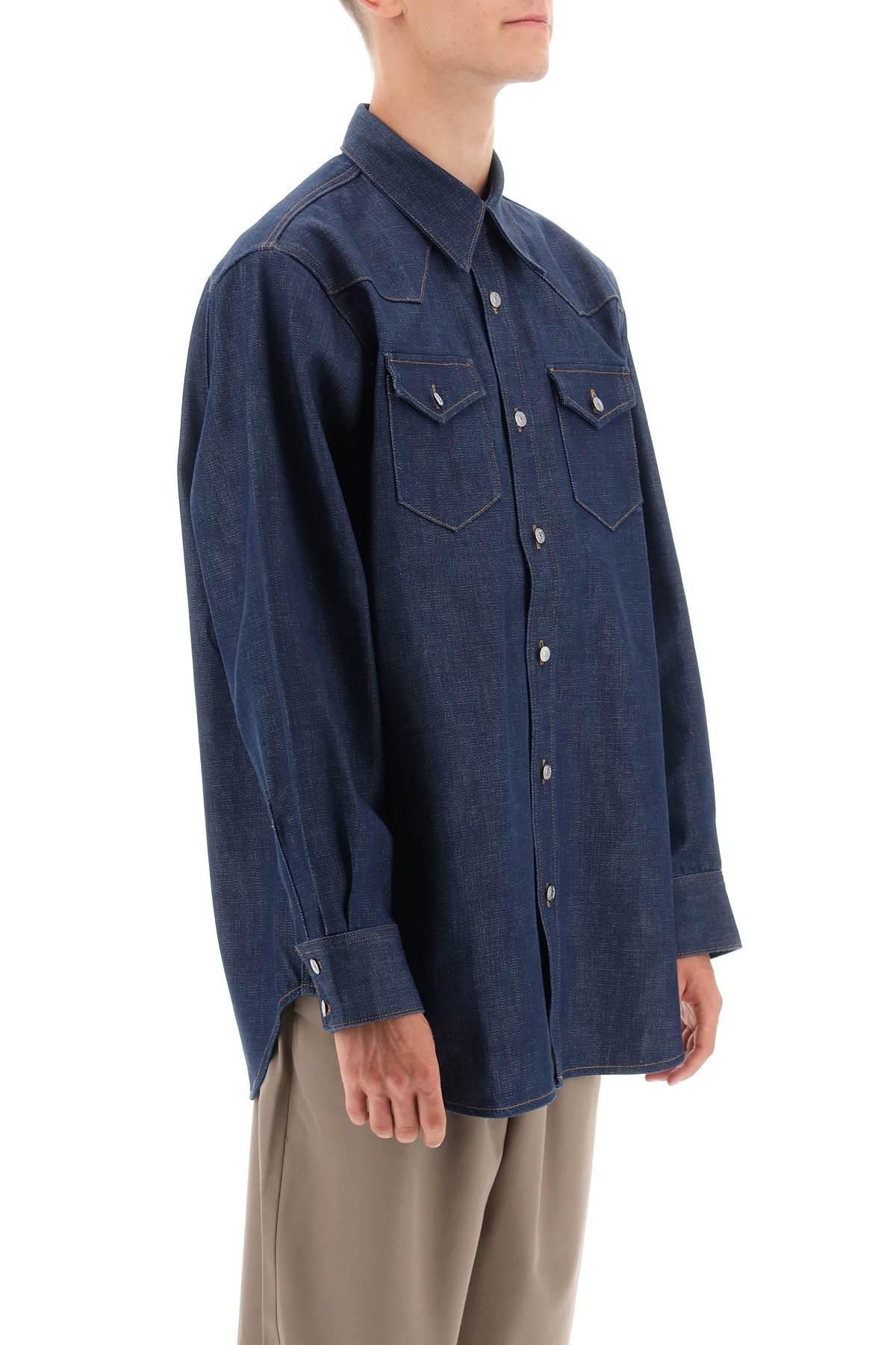 Organic denim overshirt - 3