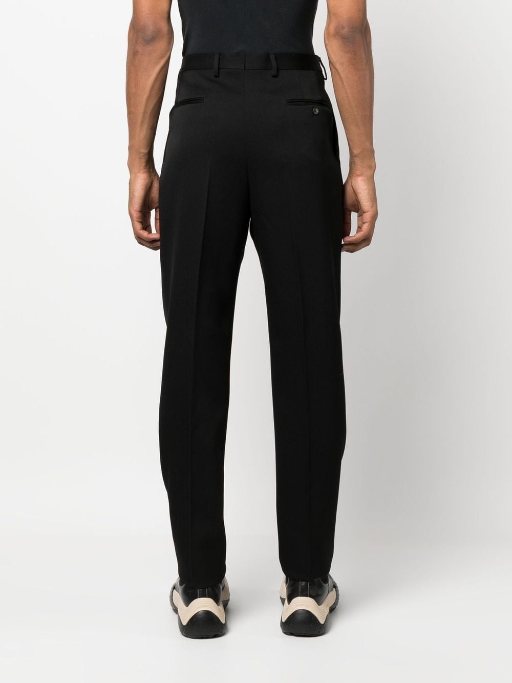 straight-leg tailored trousers - 4