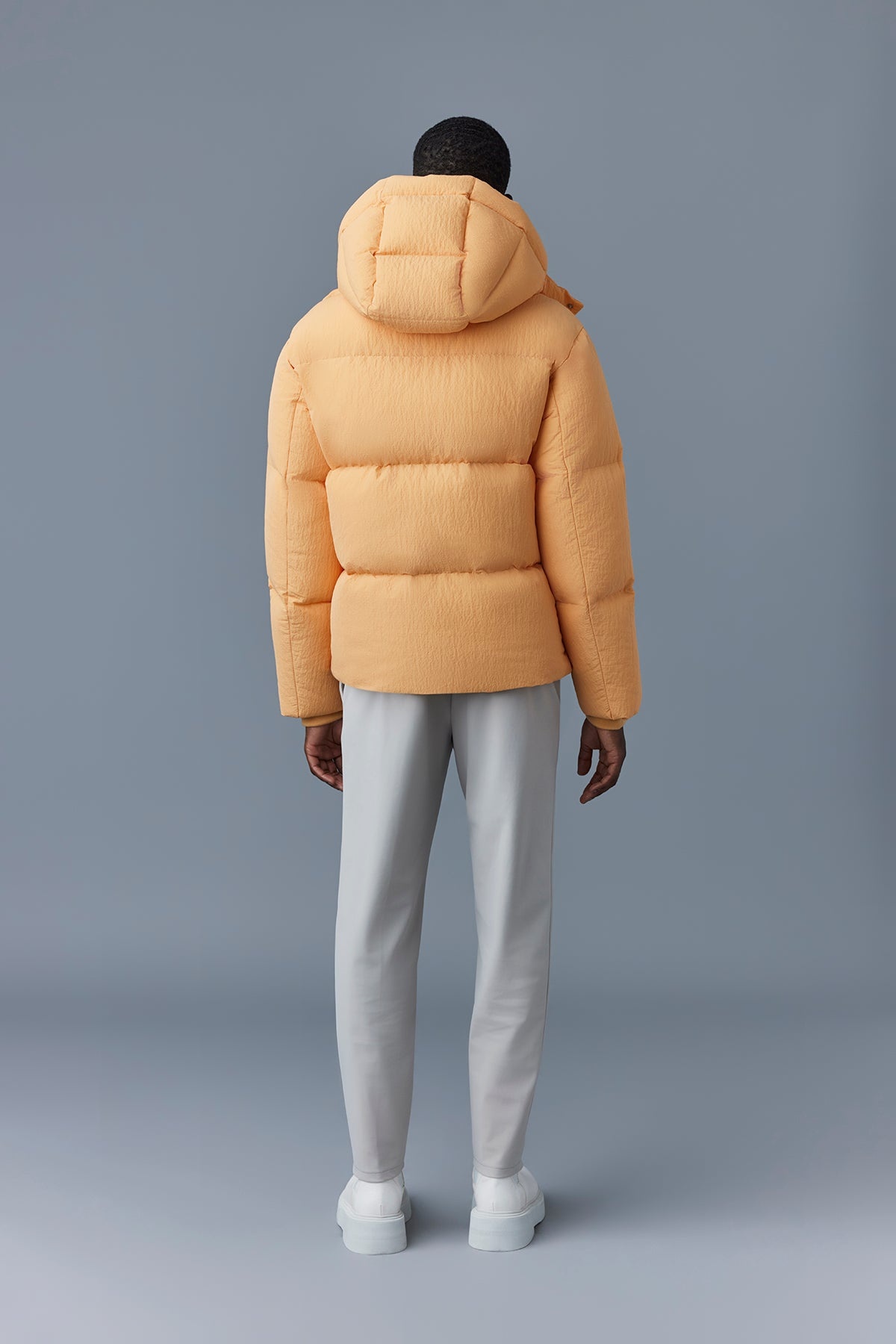 KENT-TR Tactile ripstop down jacket with hood - 4