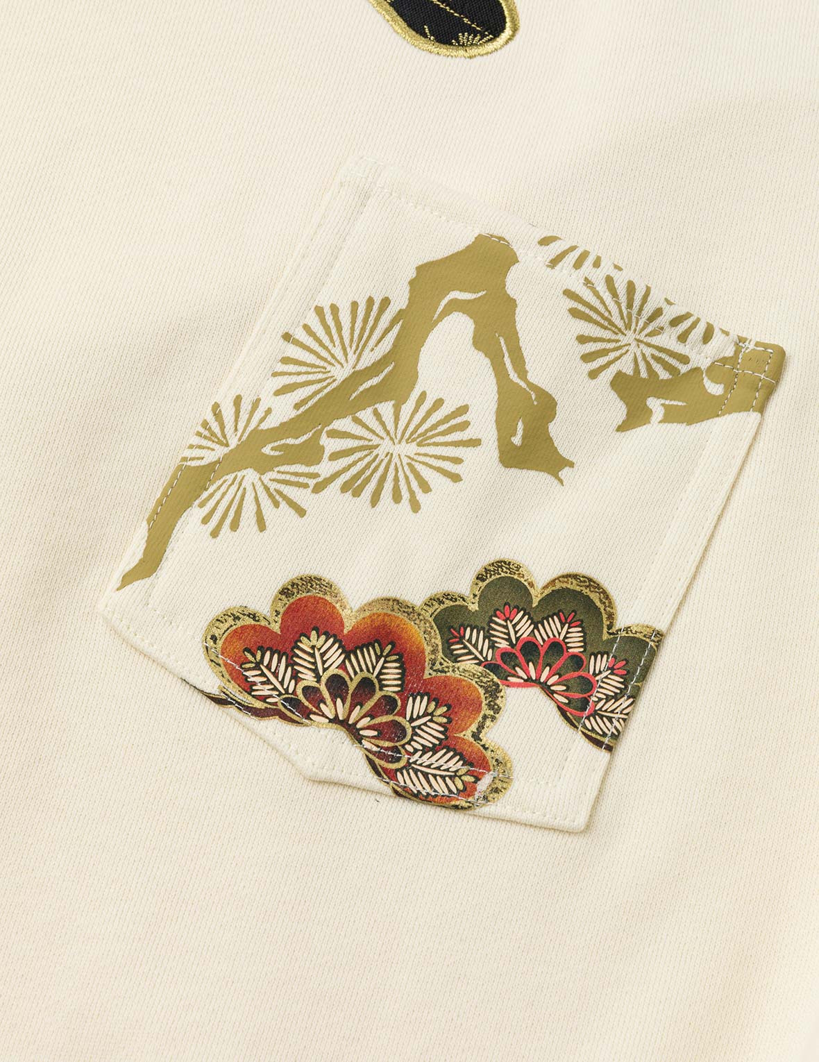 Seagull Brocade Appliqué Relax Fit Sweatshirt - 8