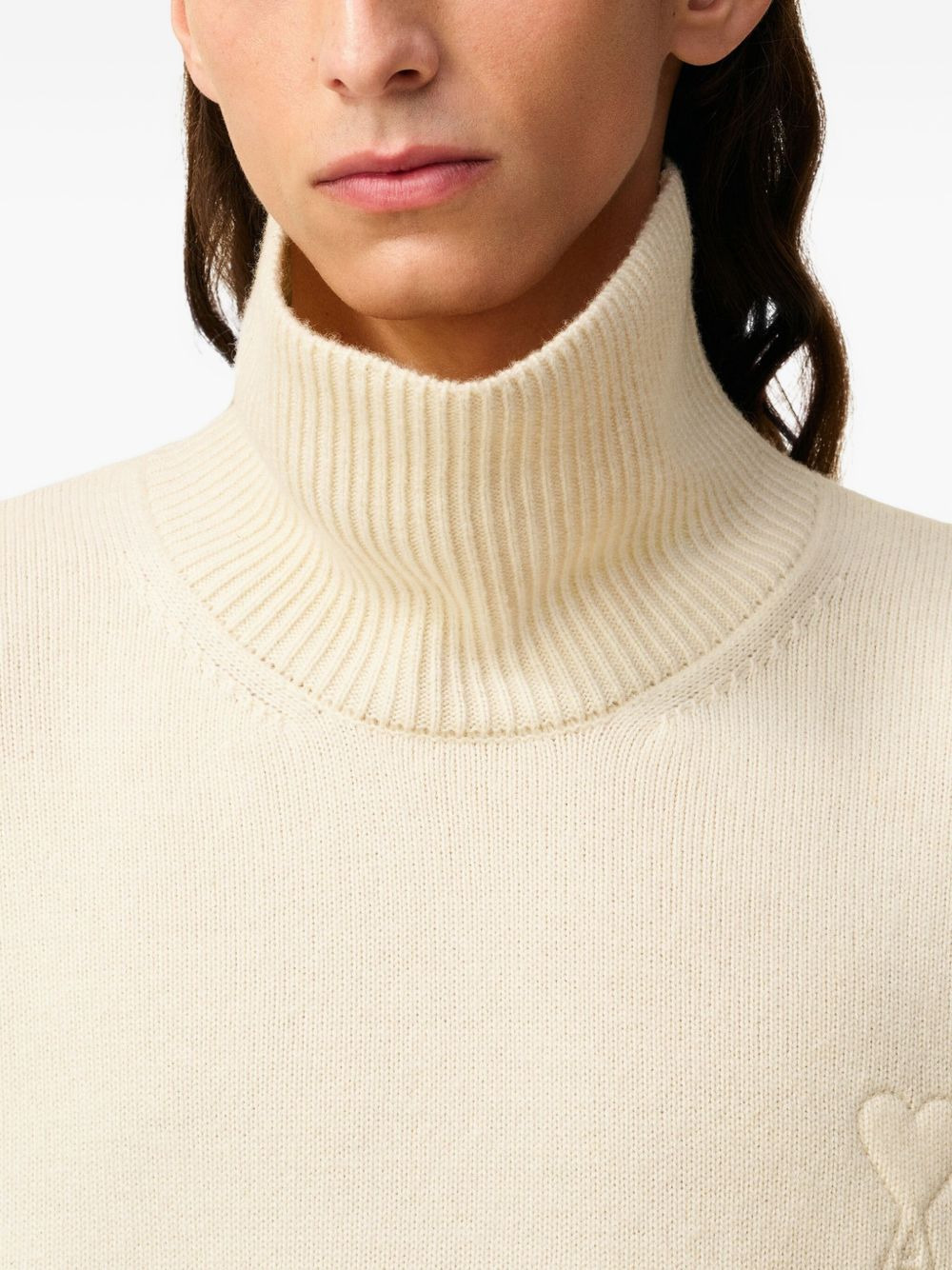 Ami de Coeur funnel neck sweater - 6
