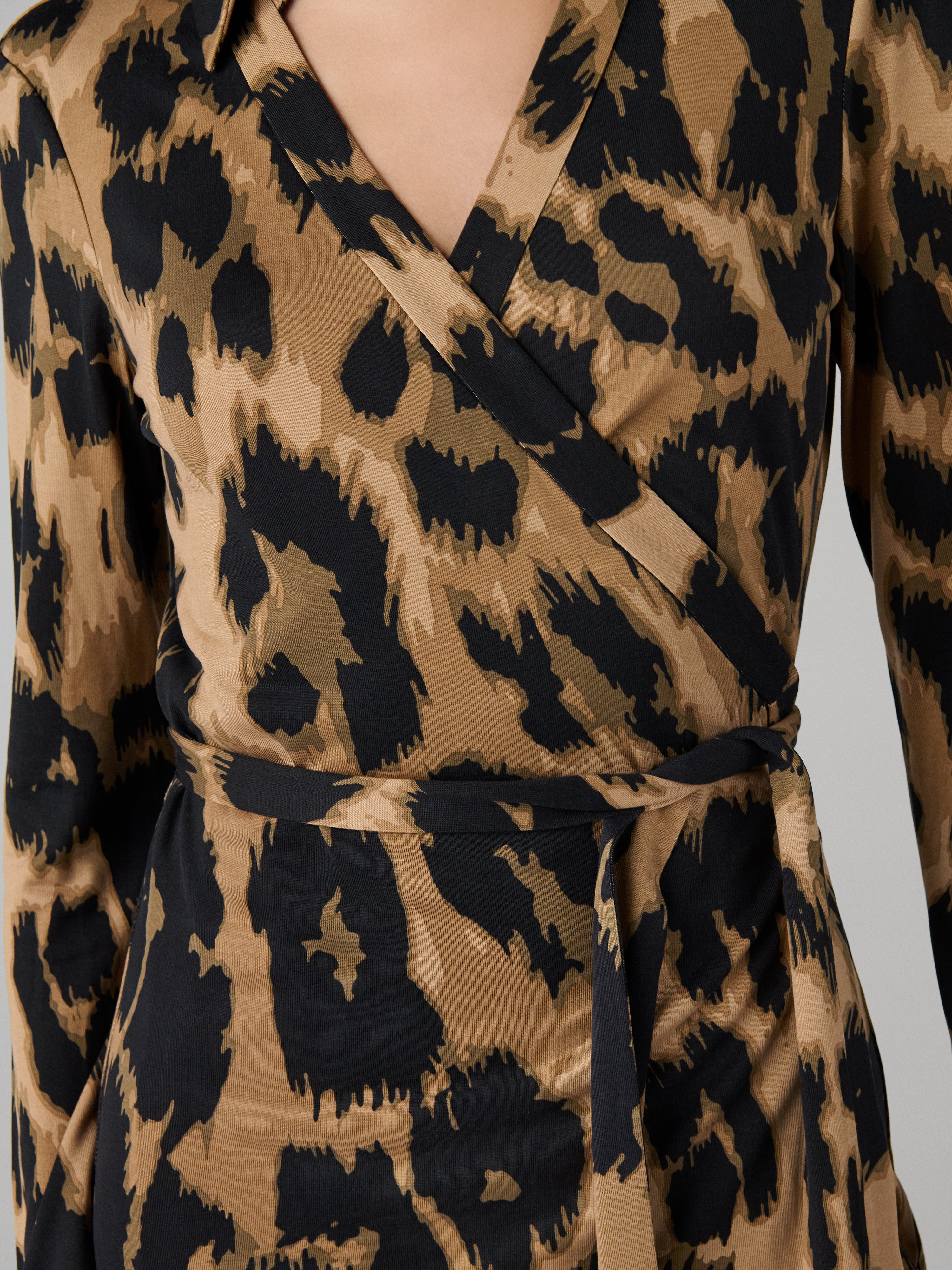 Jeanne Silk Jersey Wrap Dress - 3