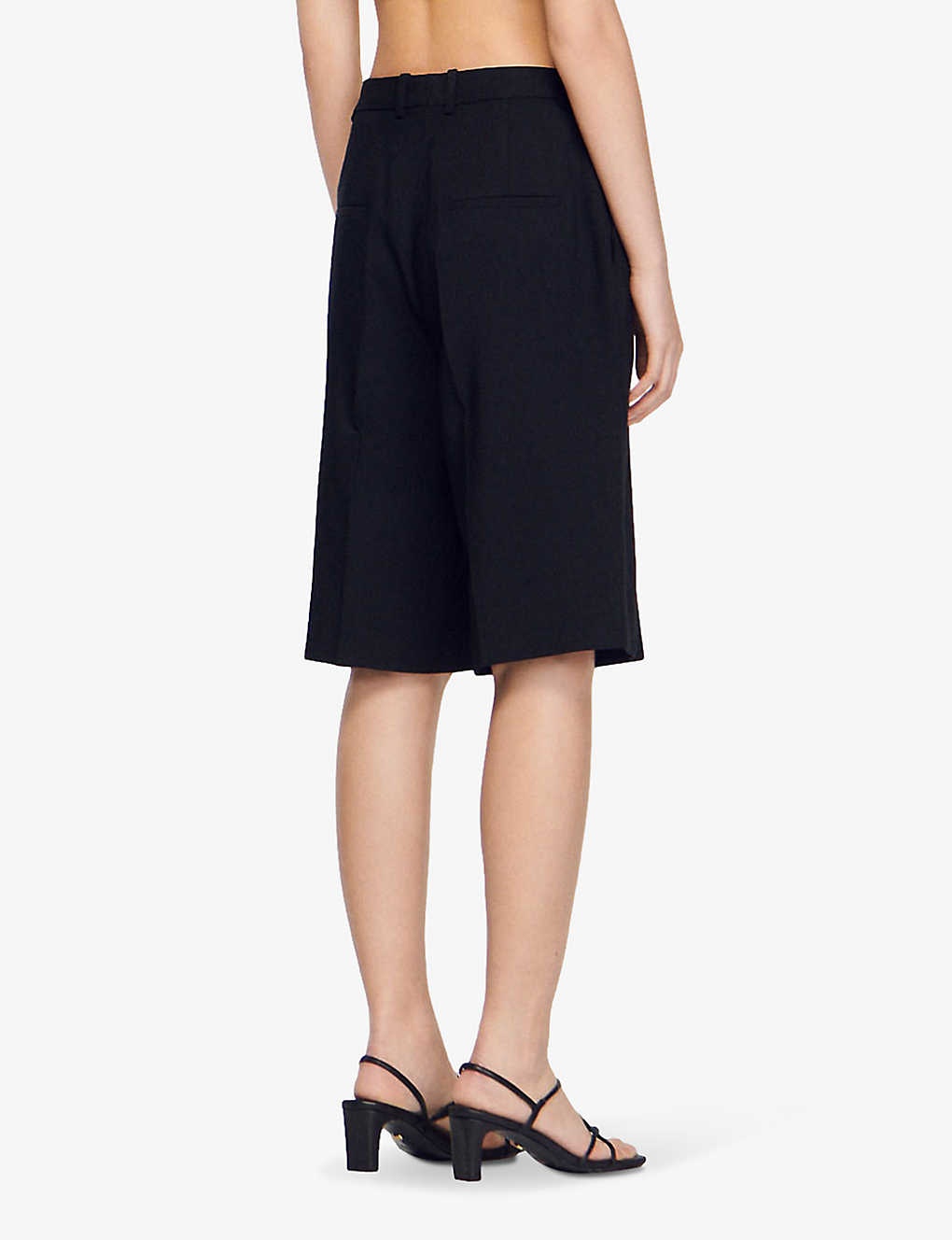 Jerry straight-leg mid-rise stretch-woven bermuda shorts - 4