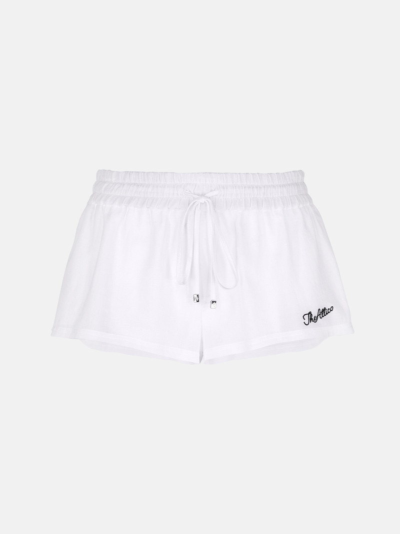 THE ATTICO WHITE SHORT PANTS outlook