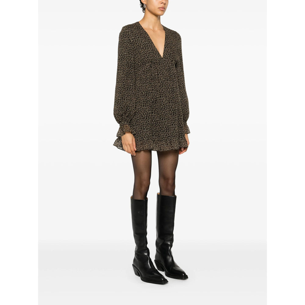 Saint Laurent Brown Dresses - Day Dresses Women - 5