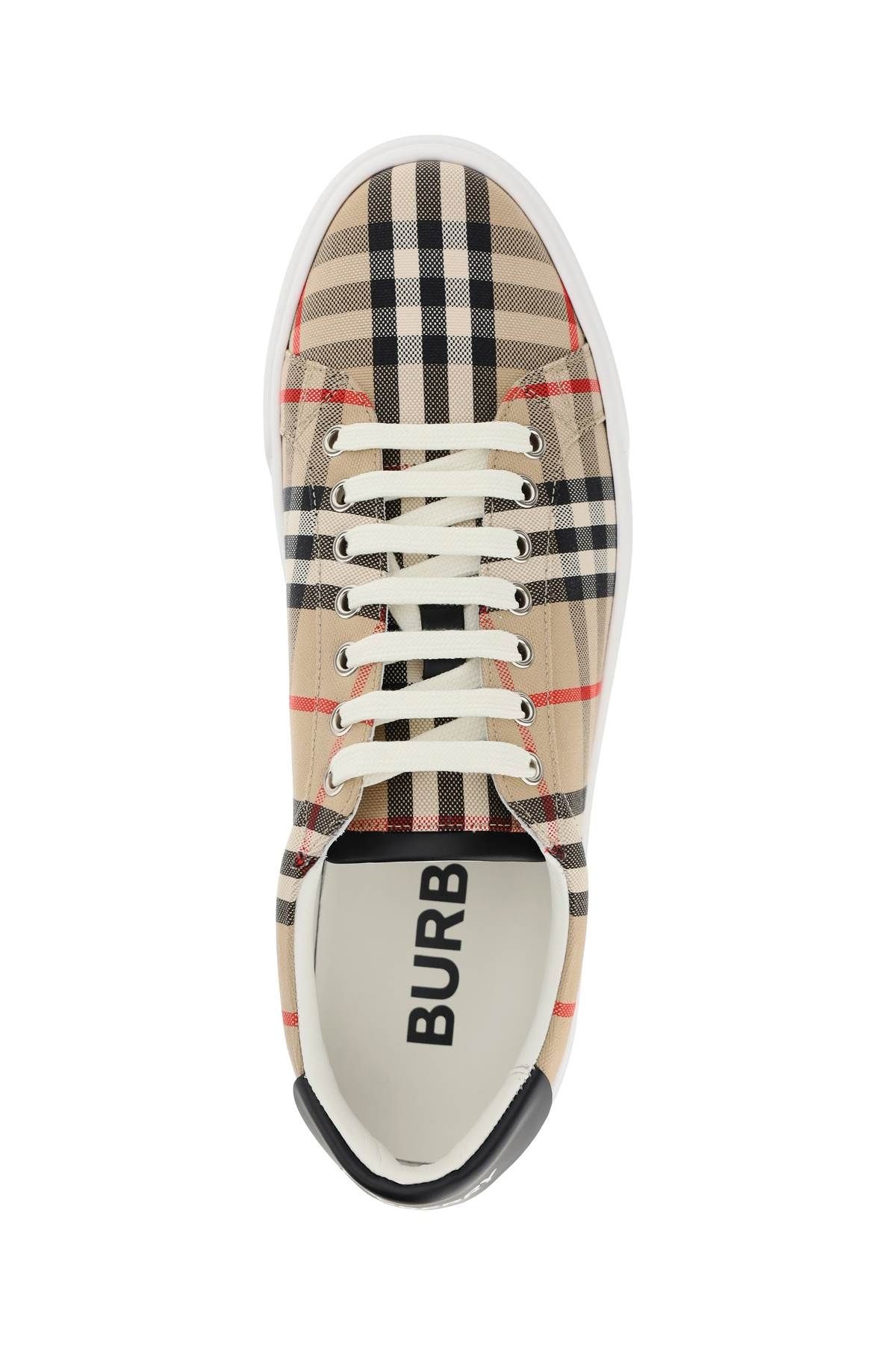 VINTAGE CHECK CANVAS SNEAKERS - 3