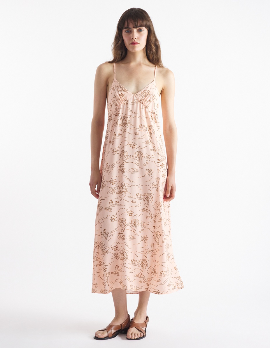 “TROPICAL PALM” STRAP DRESS - 2