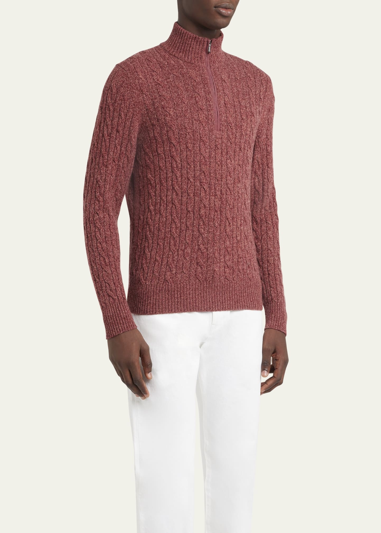 Cashmere Cable-Knit Sweater - 4