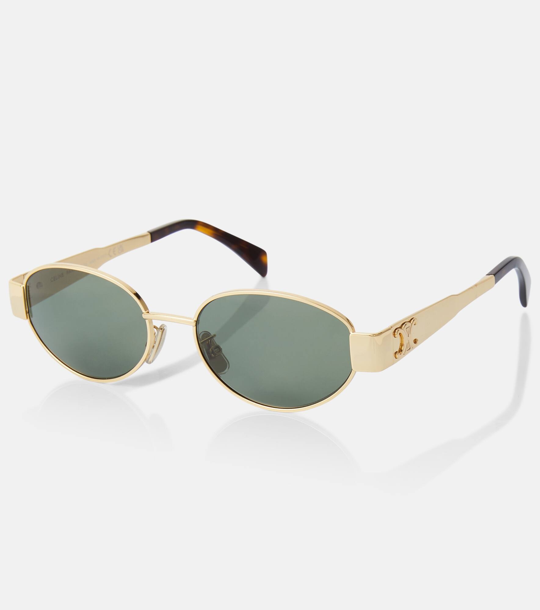 Triomphe Metal 01 oval sunglasses - 4