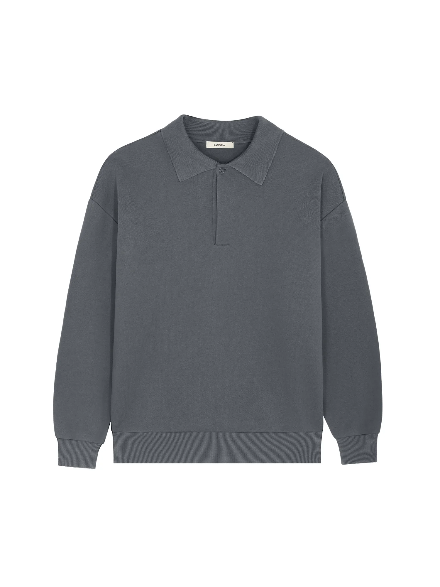 Mens DNA Heavyweight Polo Sweatshirt - Atmosphere Grey - 1
