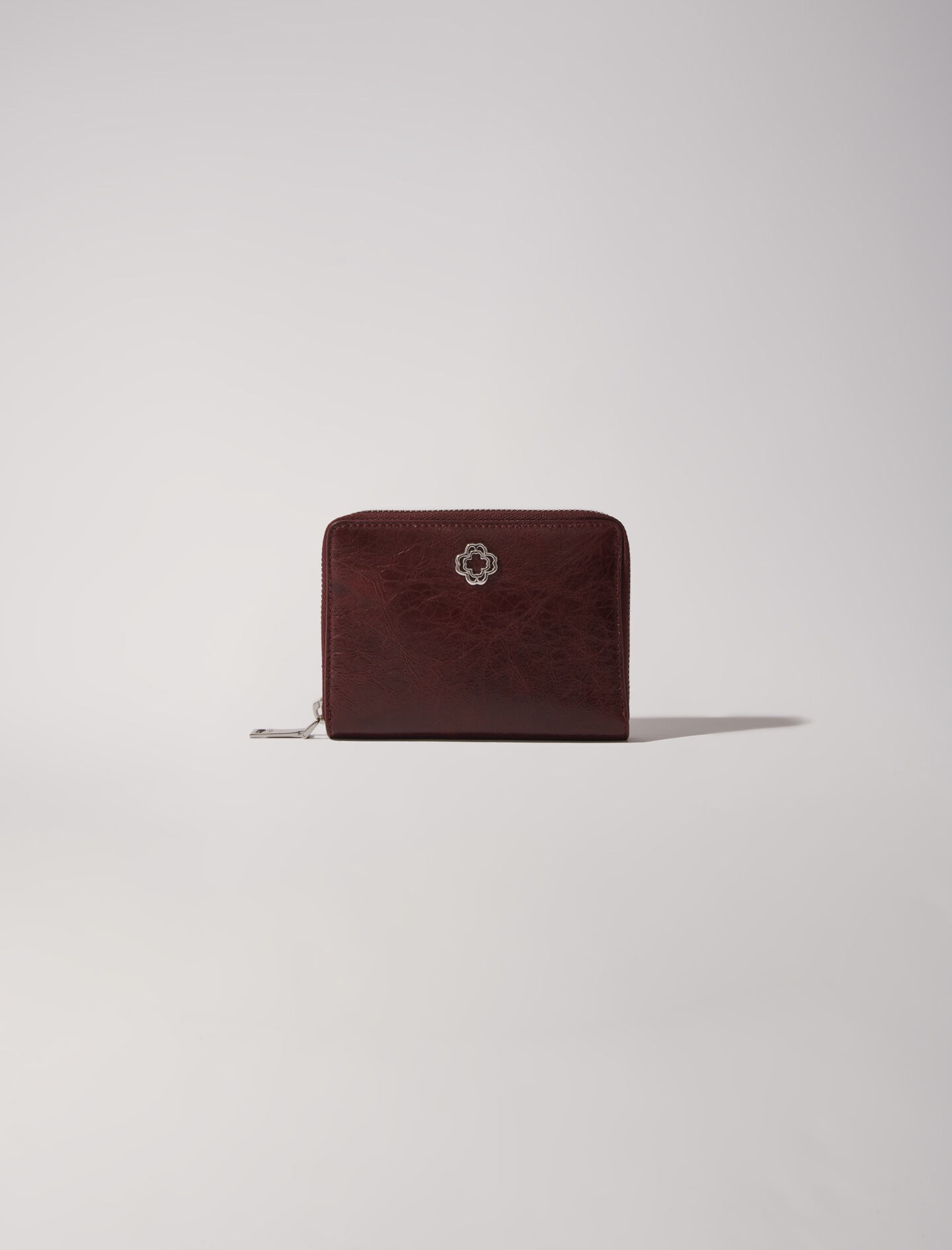 Crackled leather wallet - 6