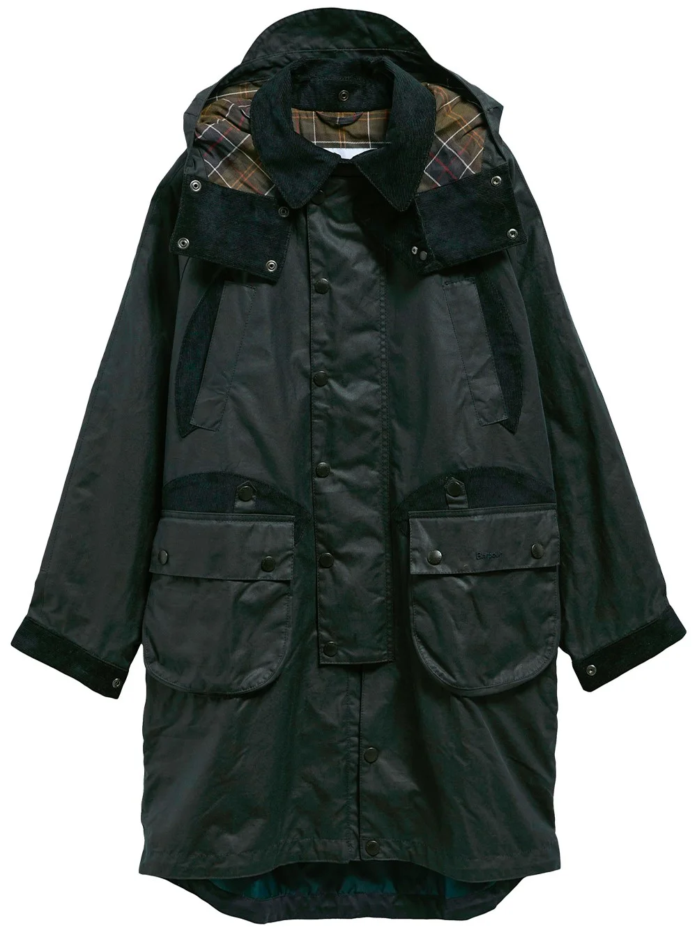 BARBOUR X NORBIT: LONG WAXED JACKET - 1