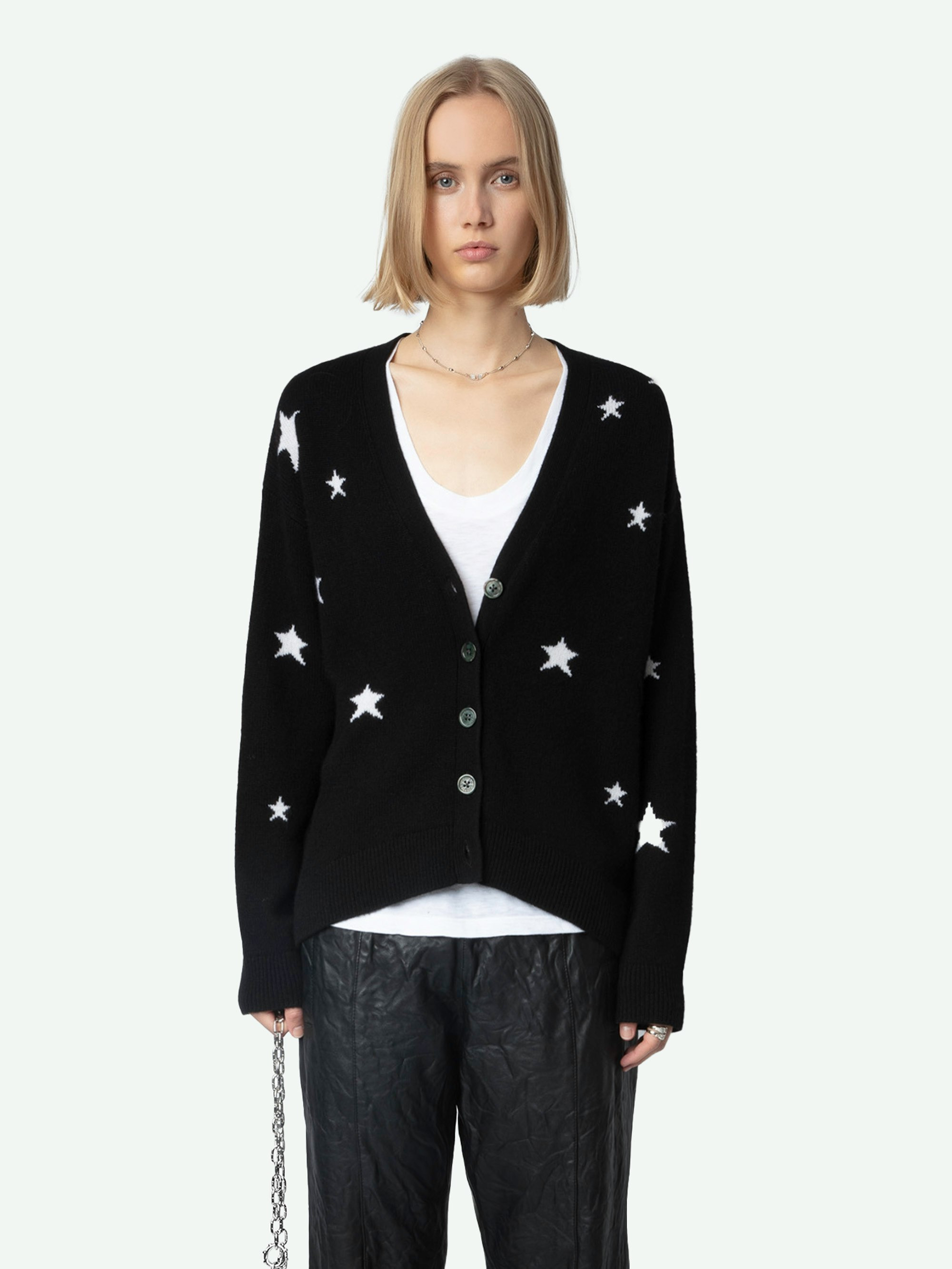 Mirka Stars Cardigan Cashmere - 4